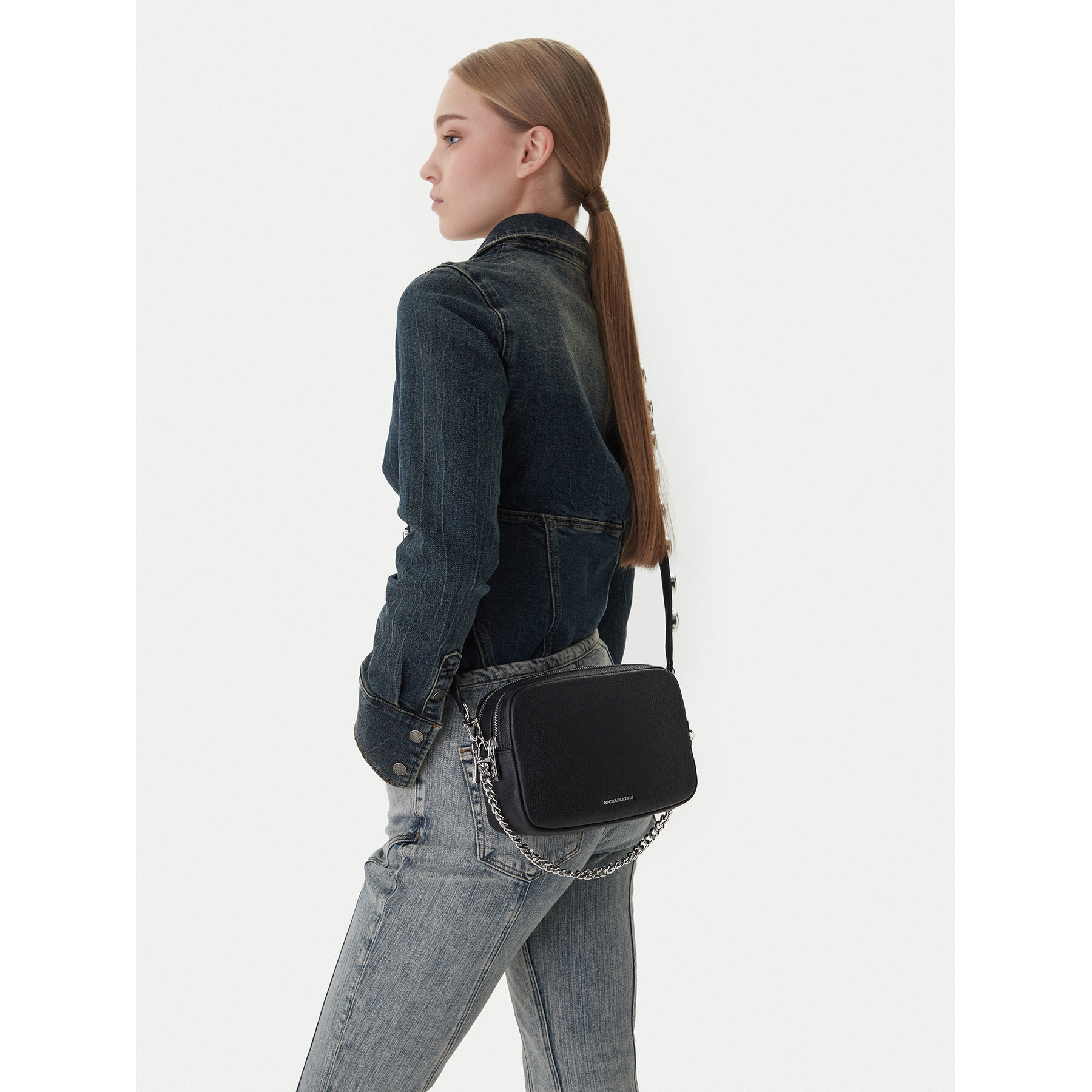 Torbica MICHAEL Michael Kors 32R6SYTC6L Crna