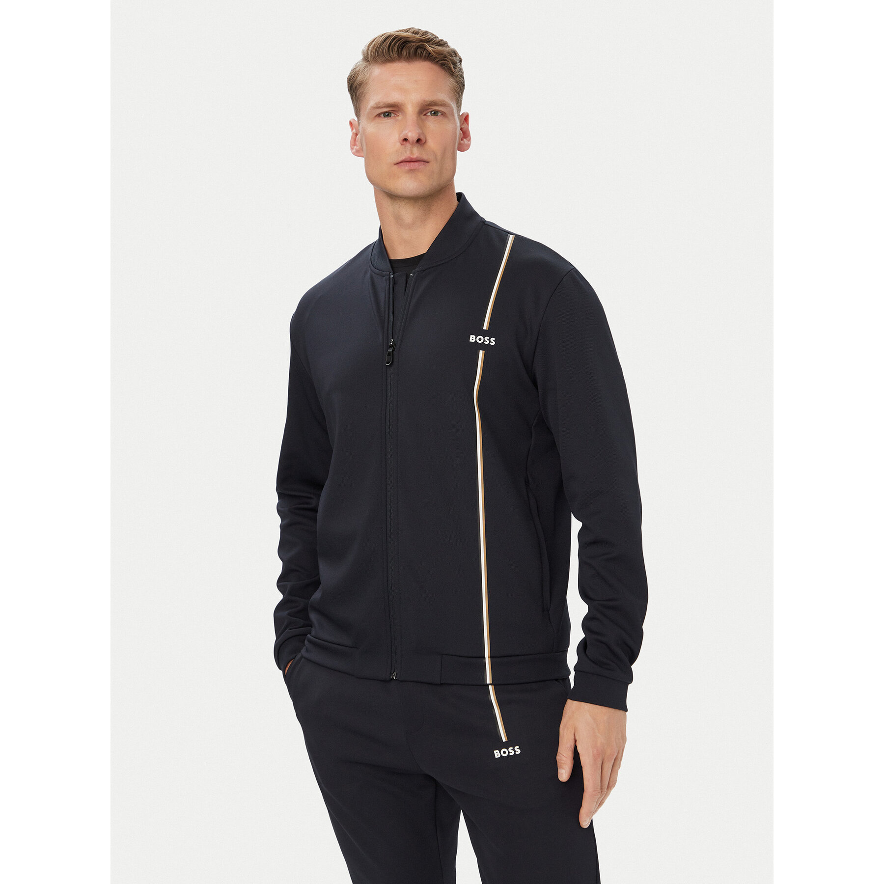 BOSS Sweatshirt TOC Game 50563352 Dunkelblau Regular Fit