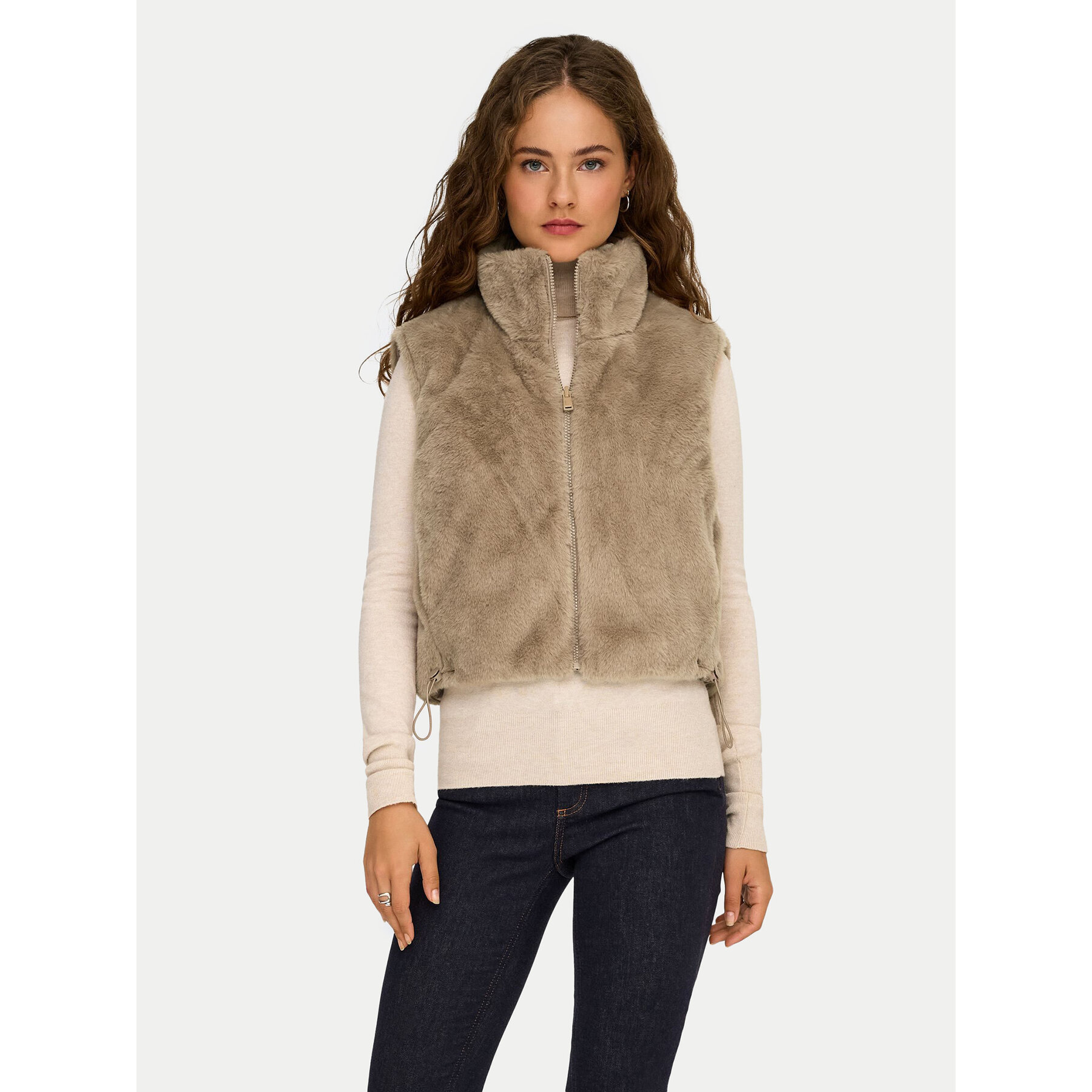 Only Bodywarmer Dana 15348986 Beige Regular Fit