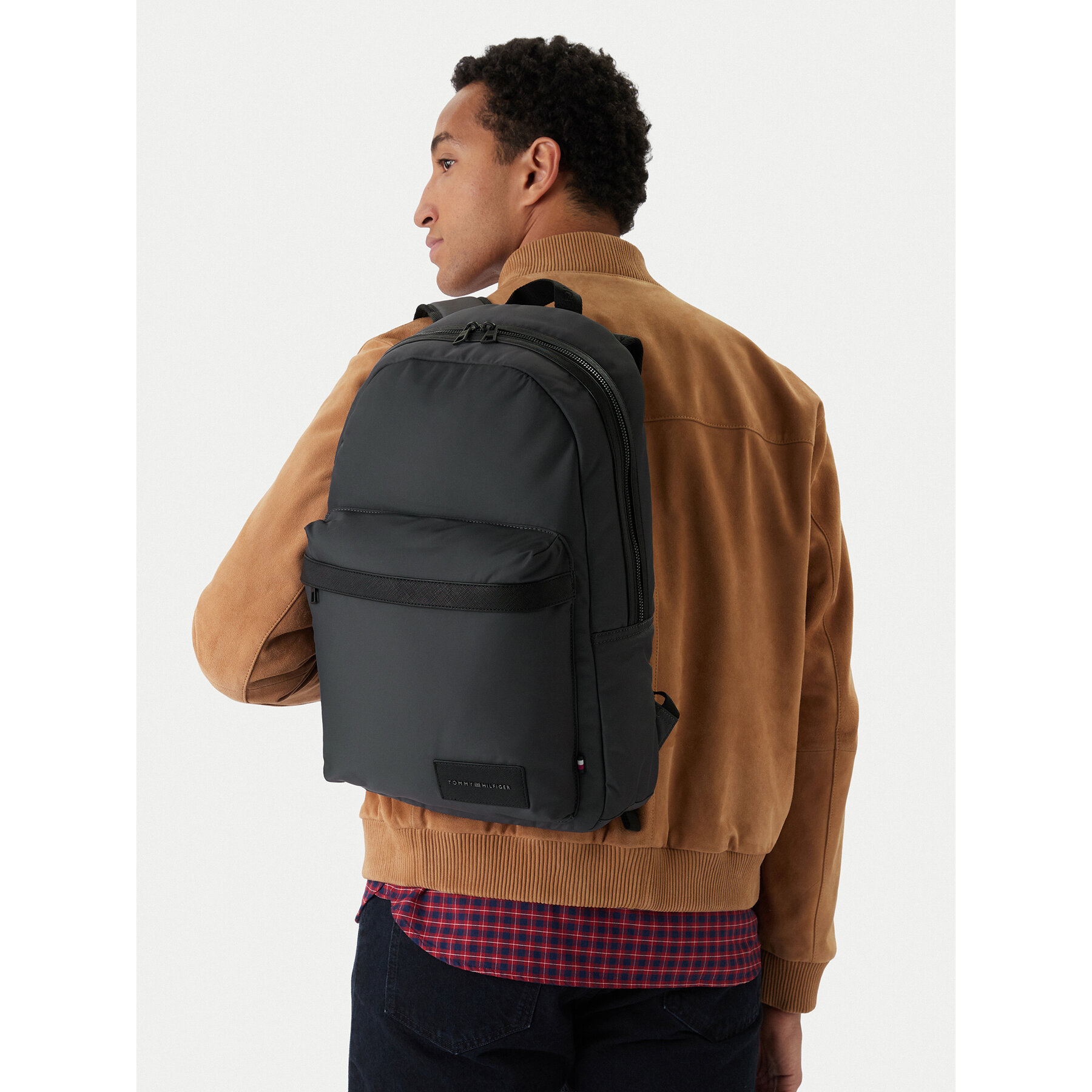 Rucsac Tommy Hilfiger Th Repreve Backpack AM0AM13986 Gri