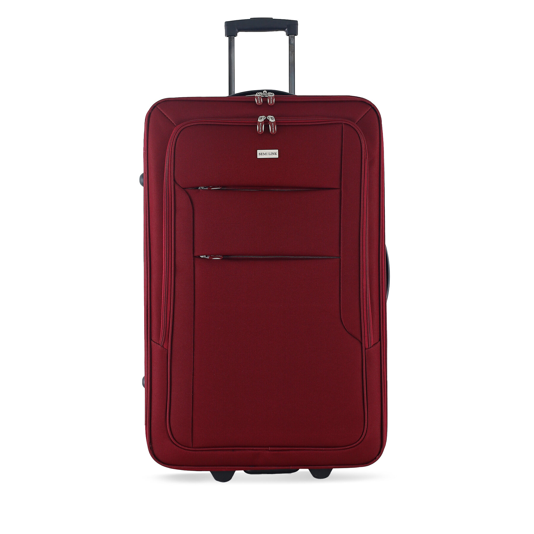 Stor resväska Semi Line T5678-3 Mörkröd