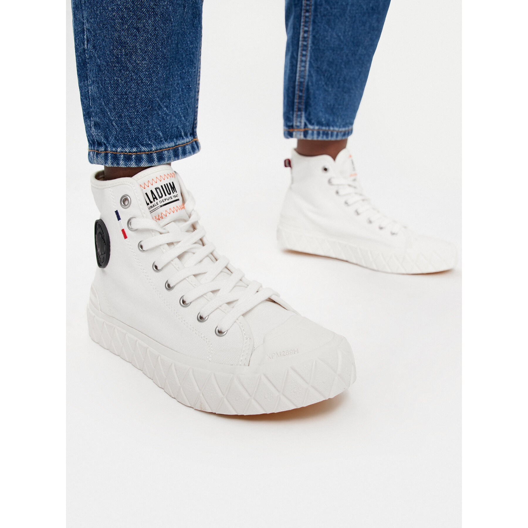 Plátenky Palladium Ace Cvs Mid U 77015-116-M Biela