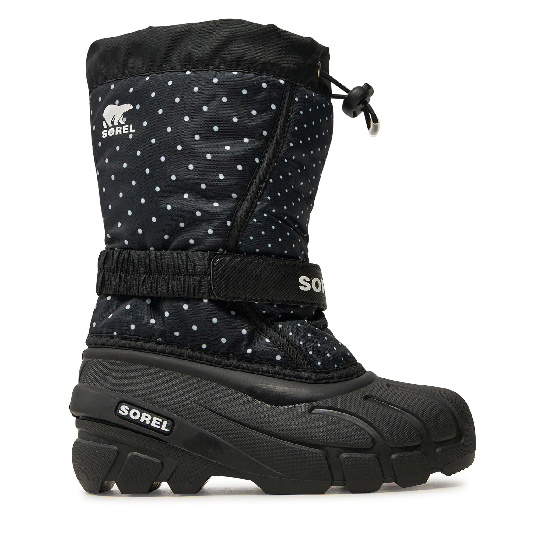 Gyerek Hótaposó Sorel, Méret: 35, Fekete, Flurry Print 2114091010