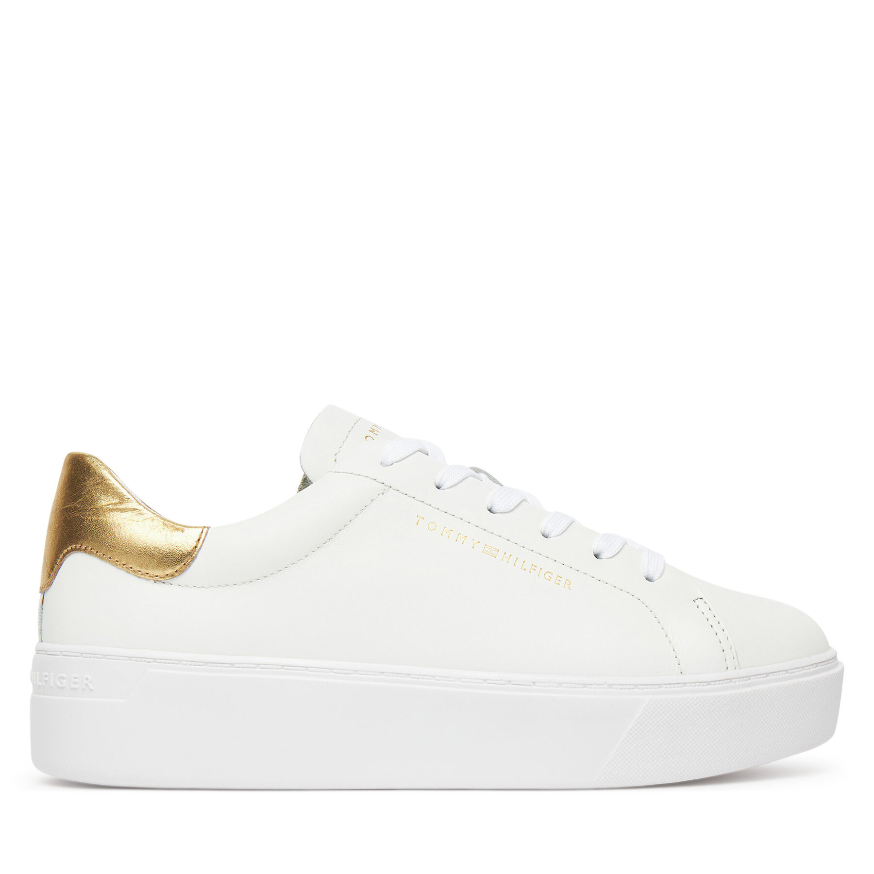 Snīkeri Tommy Hilfiger Essential Platform Court Sneaker FW0FW08756 Balts