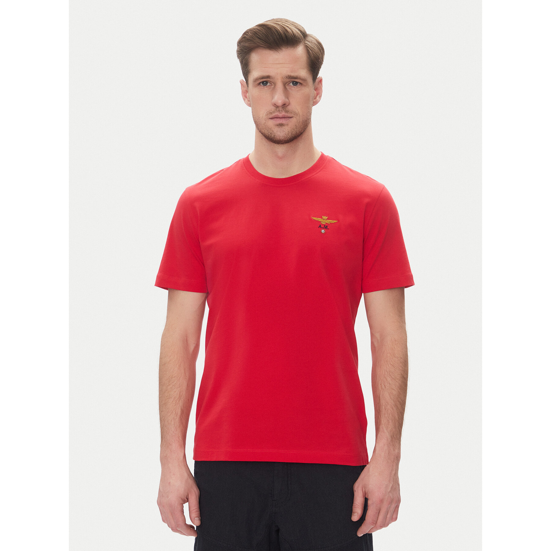 Aeronautica Militare T-shirt 251TS1580J372 Rosso Regular Fit