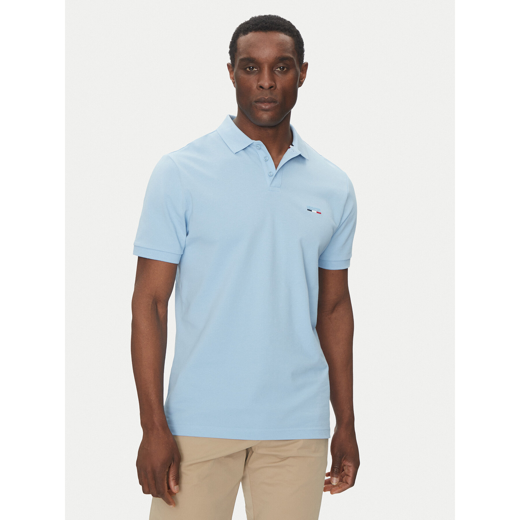 Hechter Paris Hechter Paris Polo Pique H-Eco 74004 151902 Γαλάζιο Regular Fit