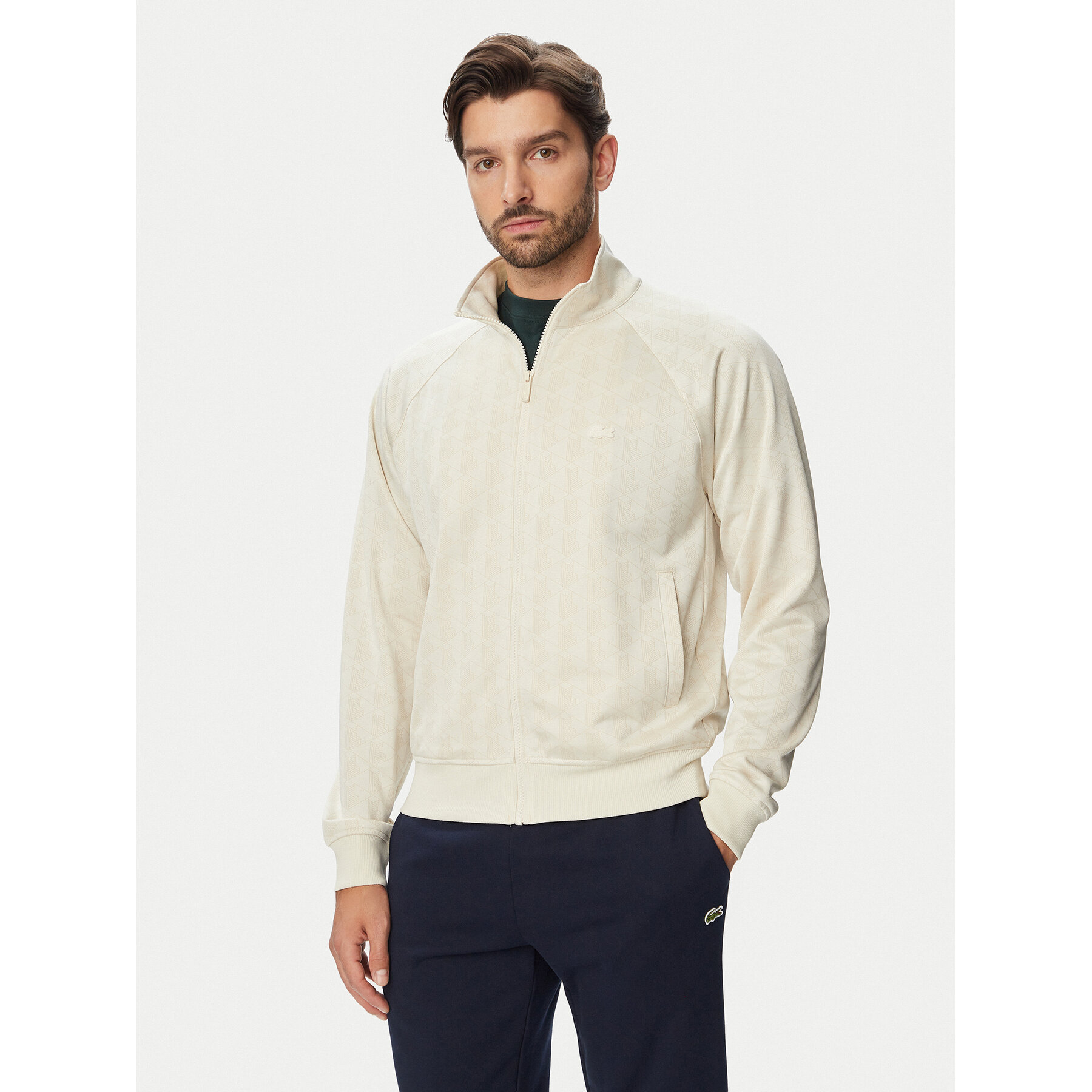 Lacoste Sweatshirt SH9775 Hellbeige Regular Fit