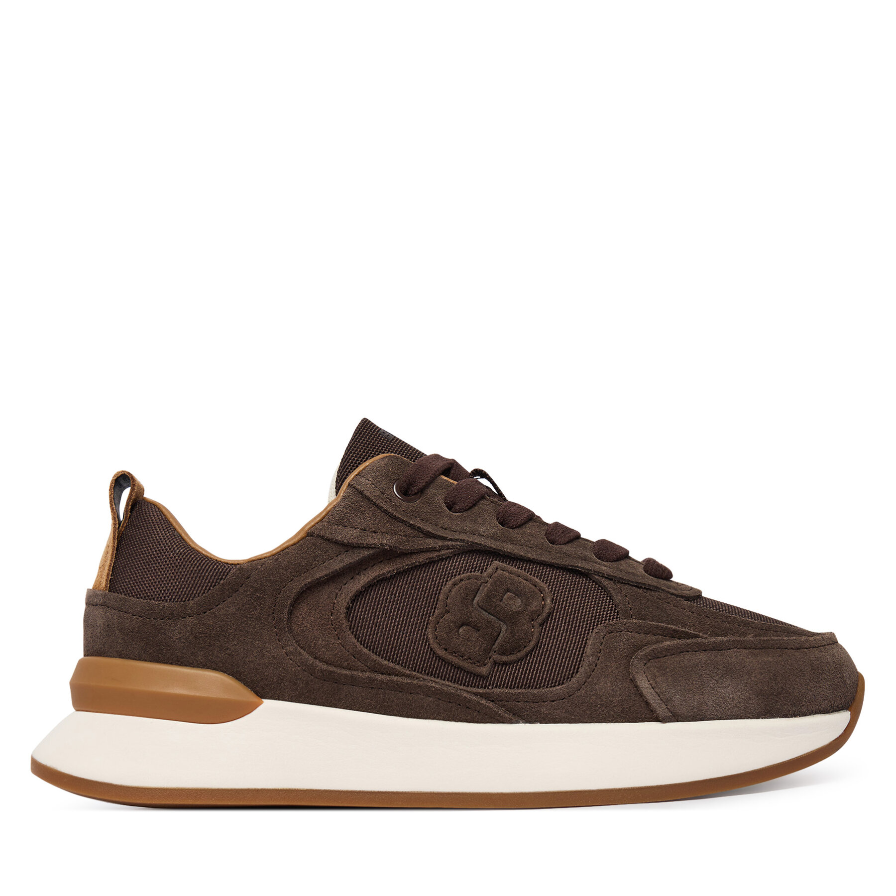 Sneakersy BOSS B Icon Runn 50563381 Hnedá