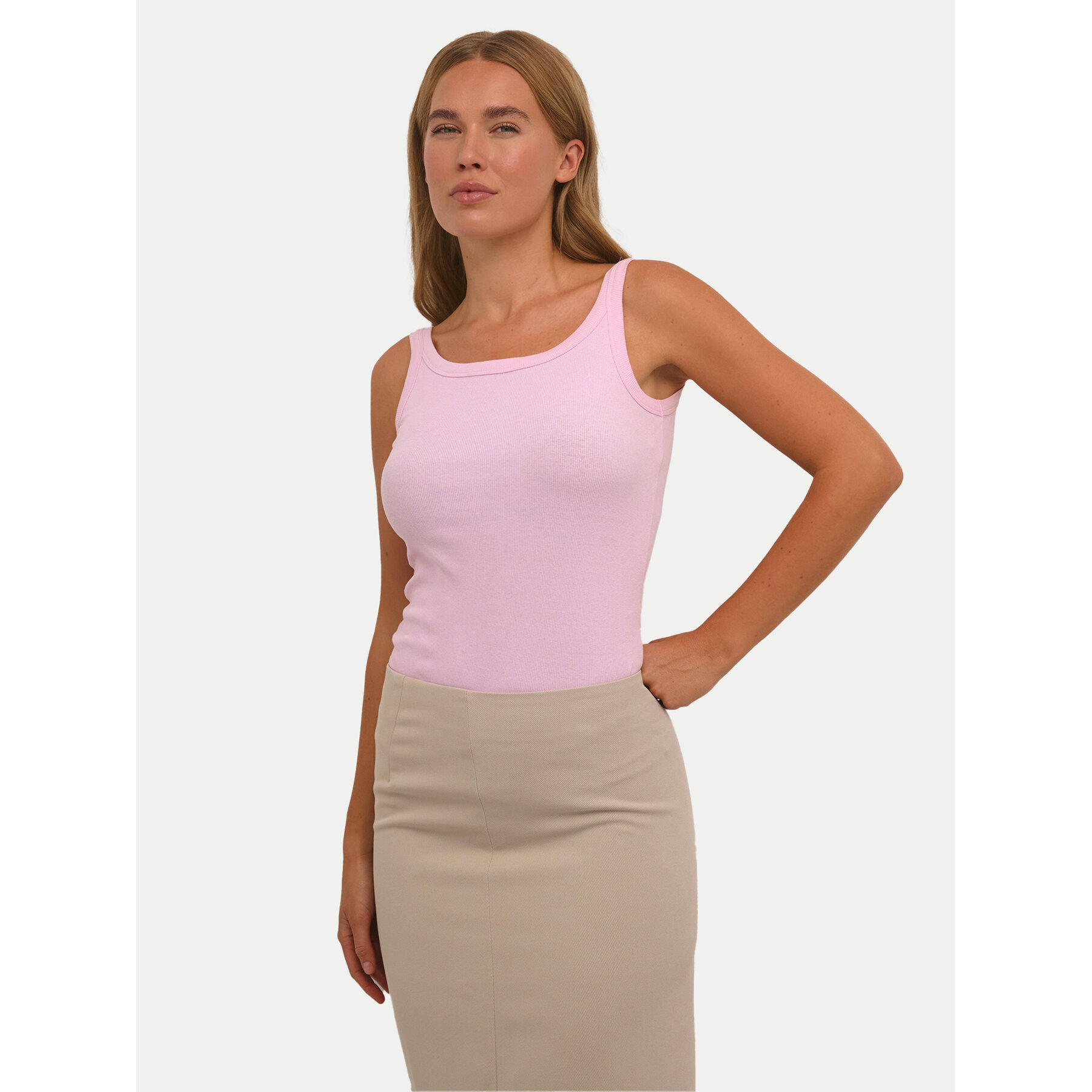 Kaffe Kaffe Τοπ Carna 10507348 Ροζ Shaped Fit