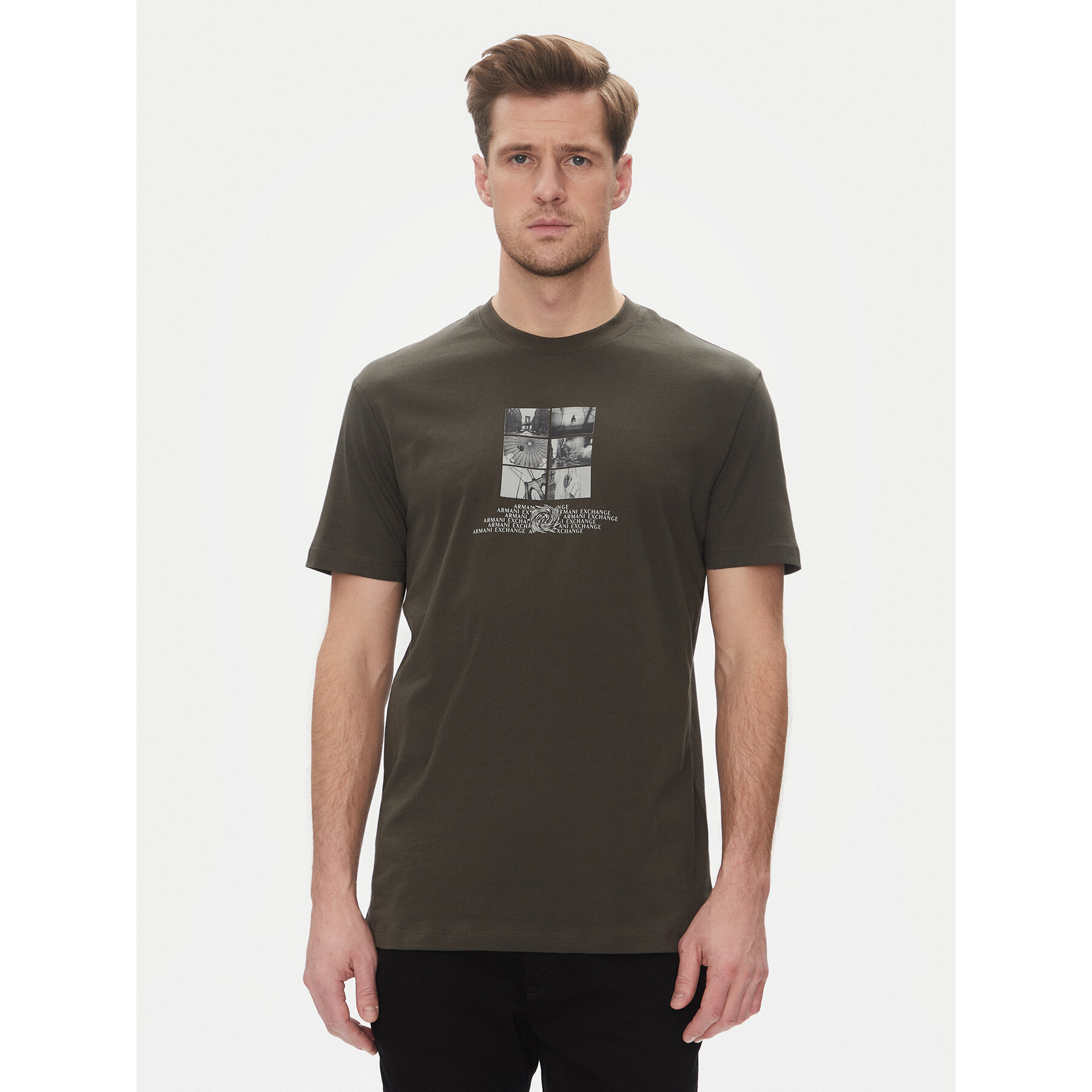 Armani Exchange T-Shirt XM000565 AF10356 U8120 Μαύρο Regular Fit