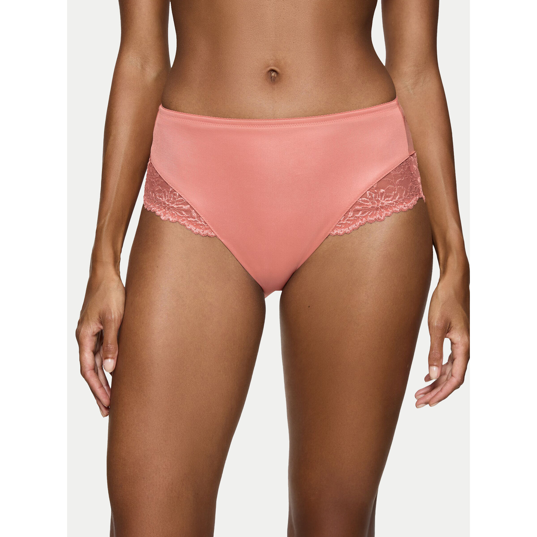 Triumph Mutande classiche a vita alta Ladyform Soft Maxi 10210671 Rosa