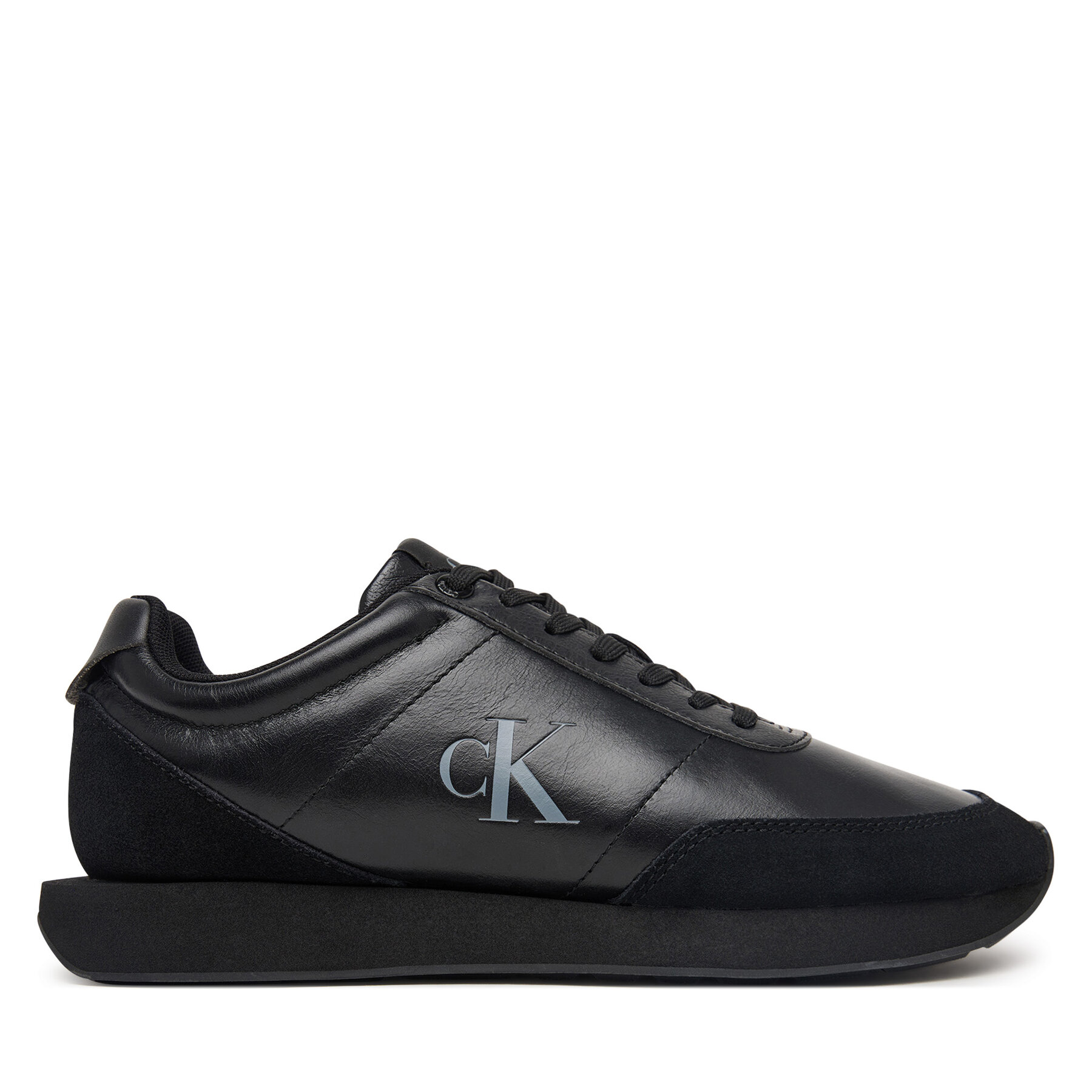 Сникърси Calvin Klein Retro Runner Ess Lth-Sue HW0HW03248 Черен