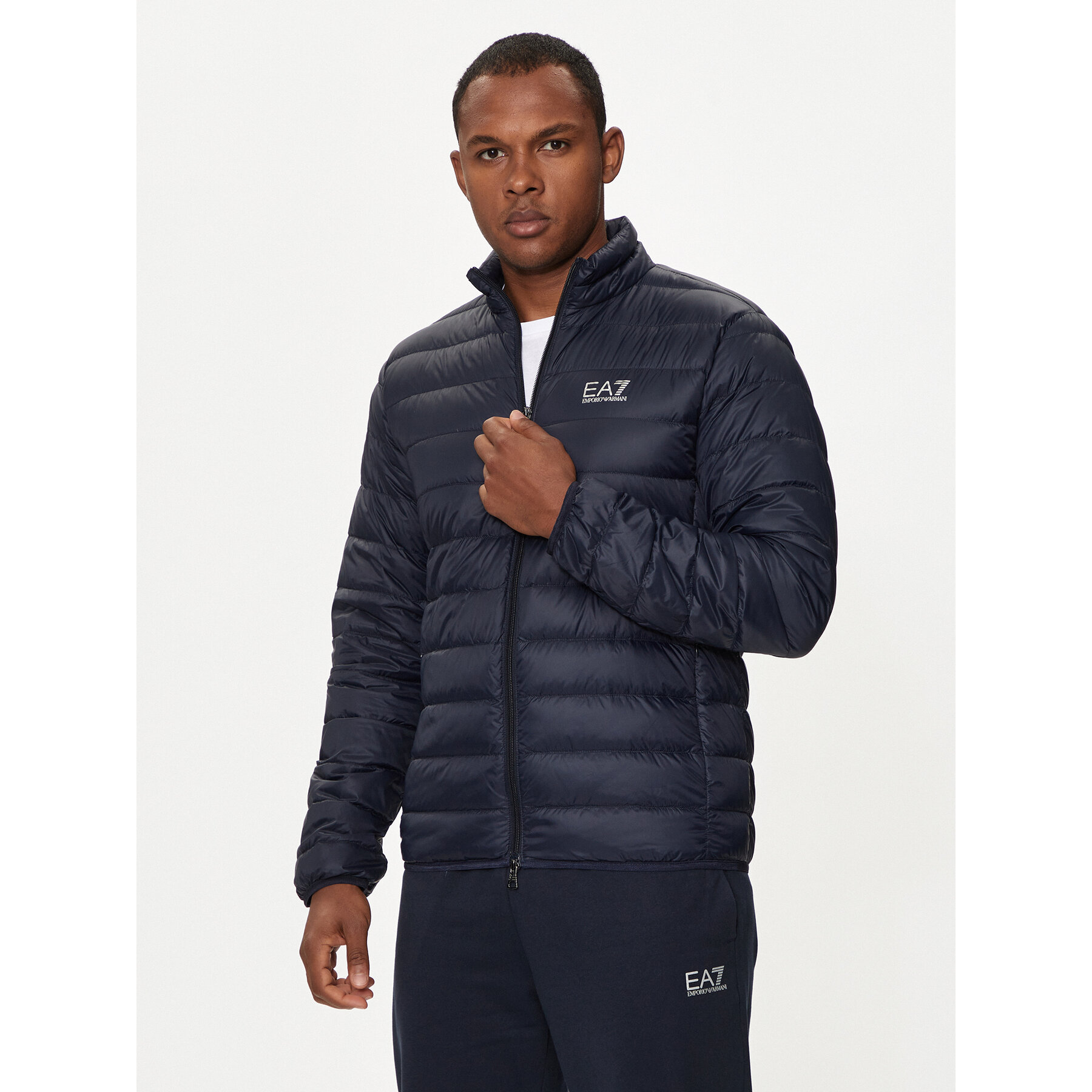 EA7 Emporio Armani Daunenjacke 8NPB23 Pngpz 1562 Dunkelblau Regular Fit