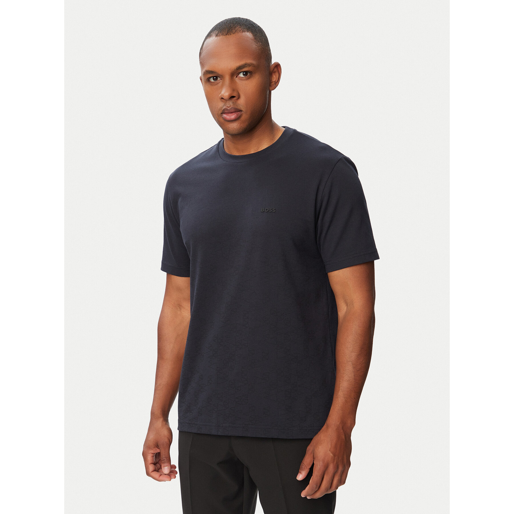 BOSS T-Shirt TS_GOC Swing AO 50566856 Dunkelblau Regular Fit