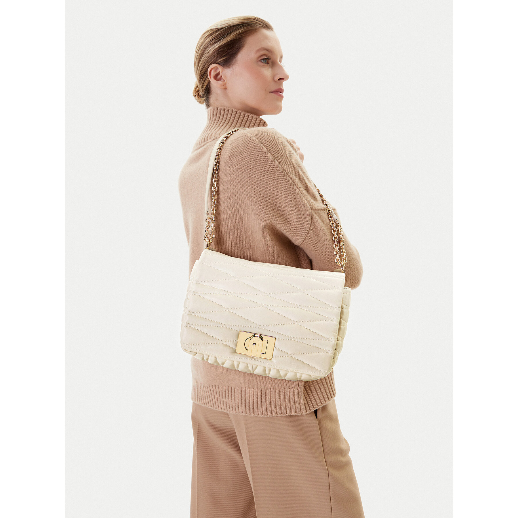 Borsetta Furla WB01672 BX3221 PNN00 Écru