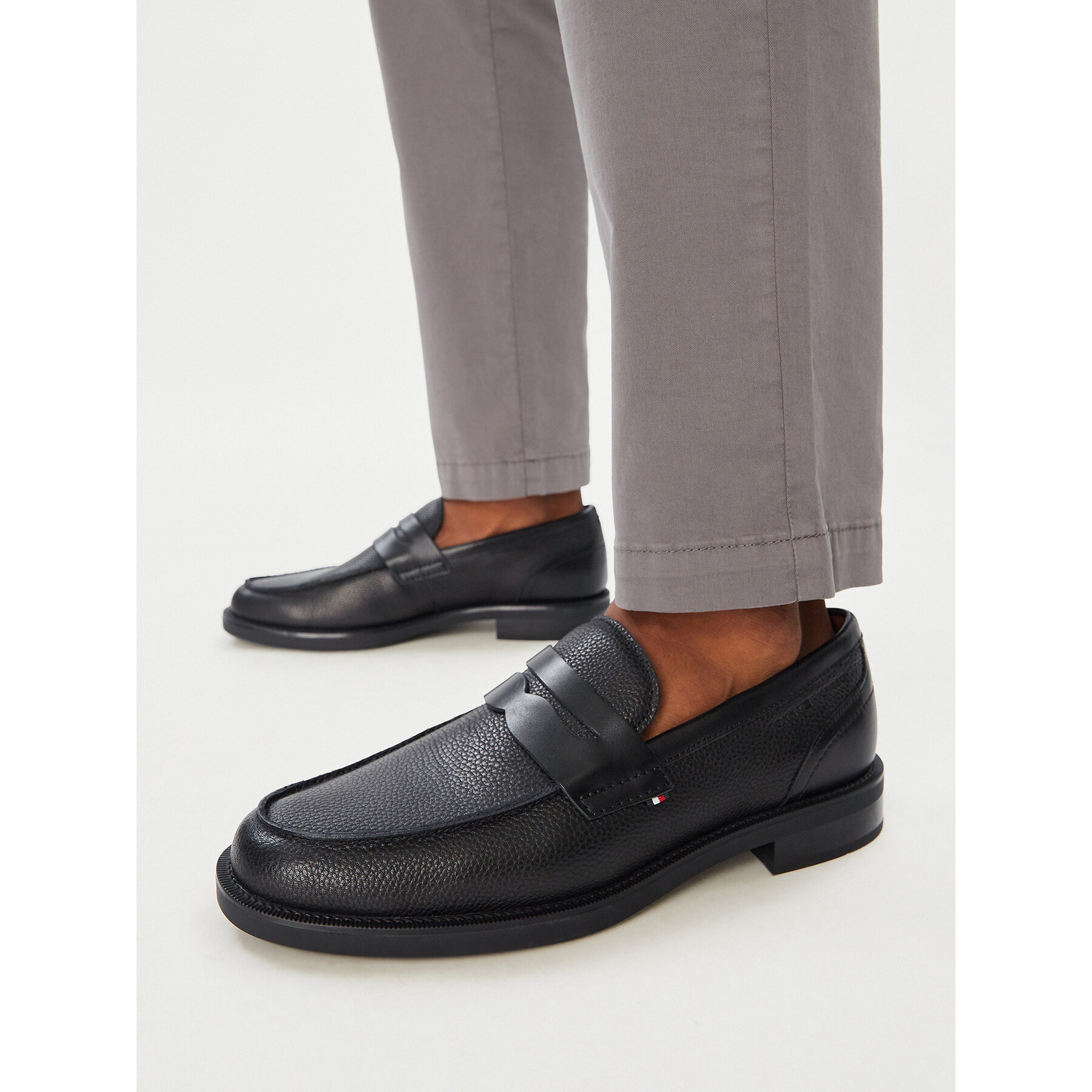 Lordsy Tommy Hilfiger Lth Mix Dress Hilfiger Loafer FM0FM06087 Čierna