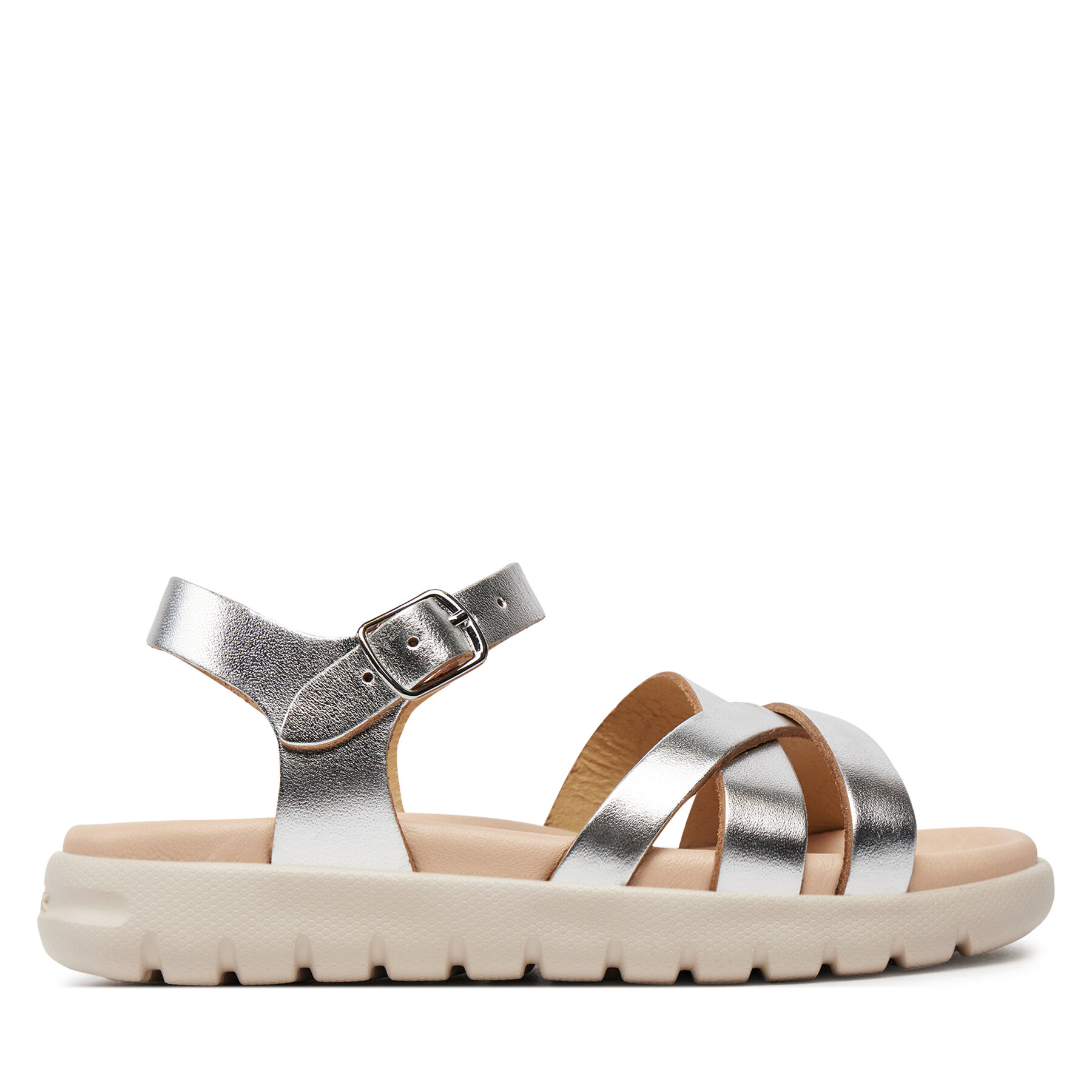 Σανδάλια Geox J Sandal Soleima Gir J45GSA 000CF C1007 S Ασημί