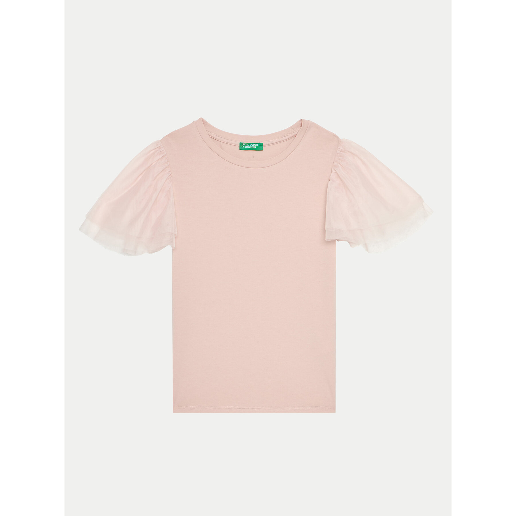 United Colors Of Benetton T-Shirt 3Q8DC10LW Ροζ Regular Fit