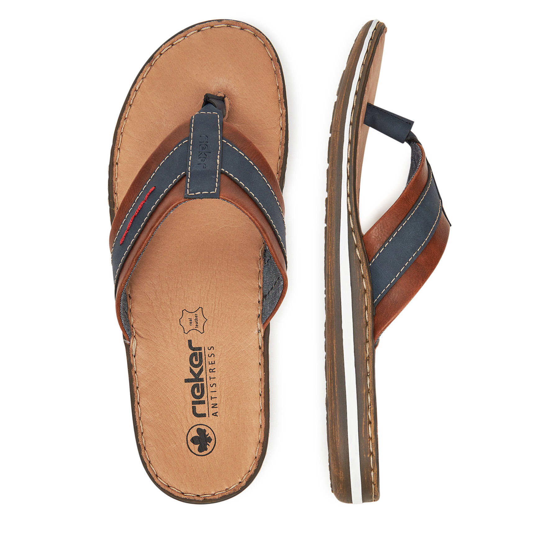 Infradito Rieker 21072-14 Blu scuro