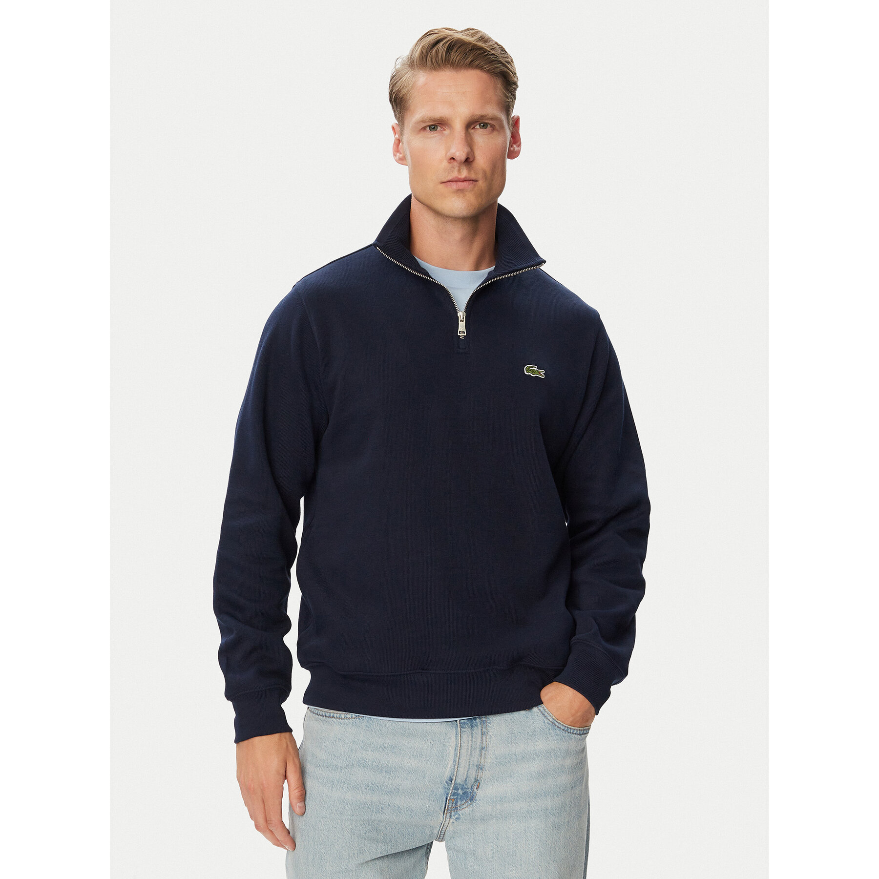 Lacoste Sweatshirt SH1927 Dunkelblau Classic Fit