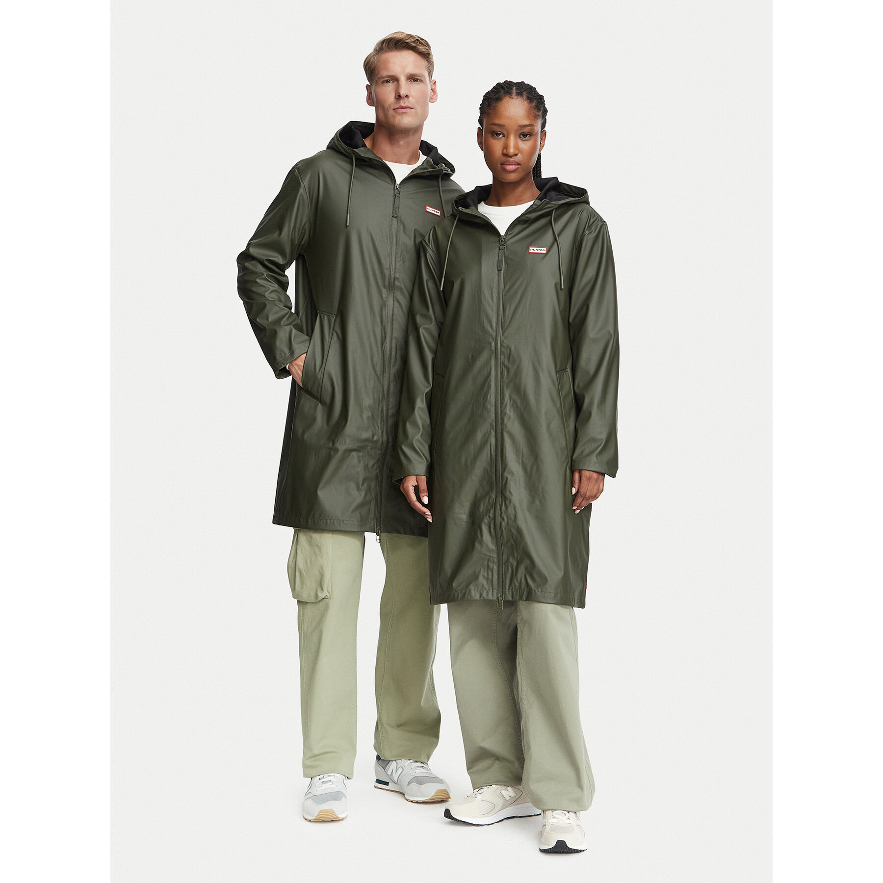 Hunter Vodootporna jakna Andrea HARU0002242 Kaki Regular Fit