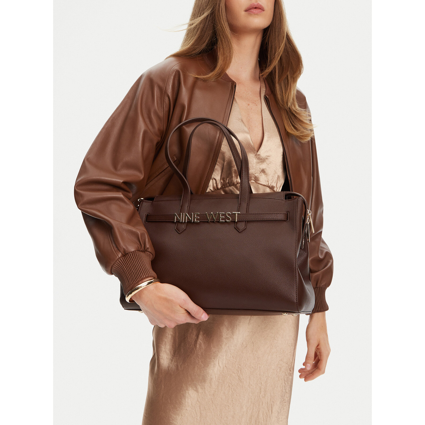 Дамска чанта Nine West EO-Manhattan-Muse-I-LX10192 Кафяв