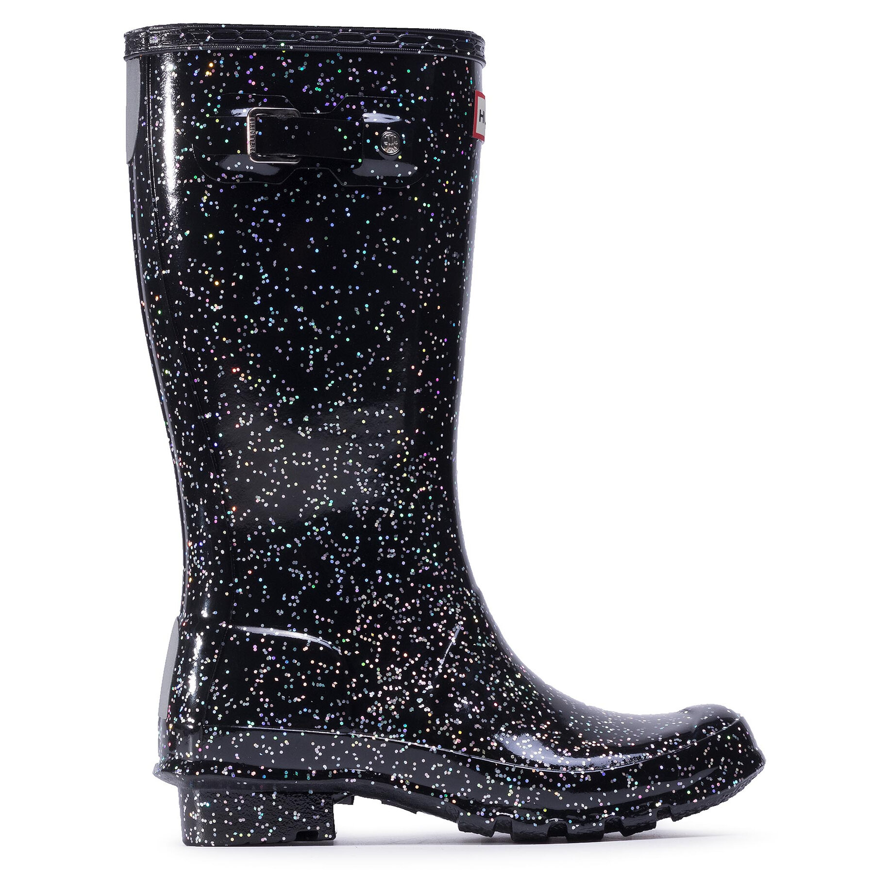 Гумени ботуши Hunter Org Kids Giant Glitter Boots JFT6075RGT Черен