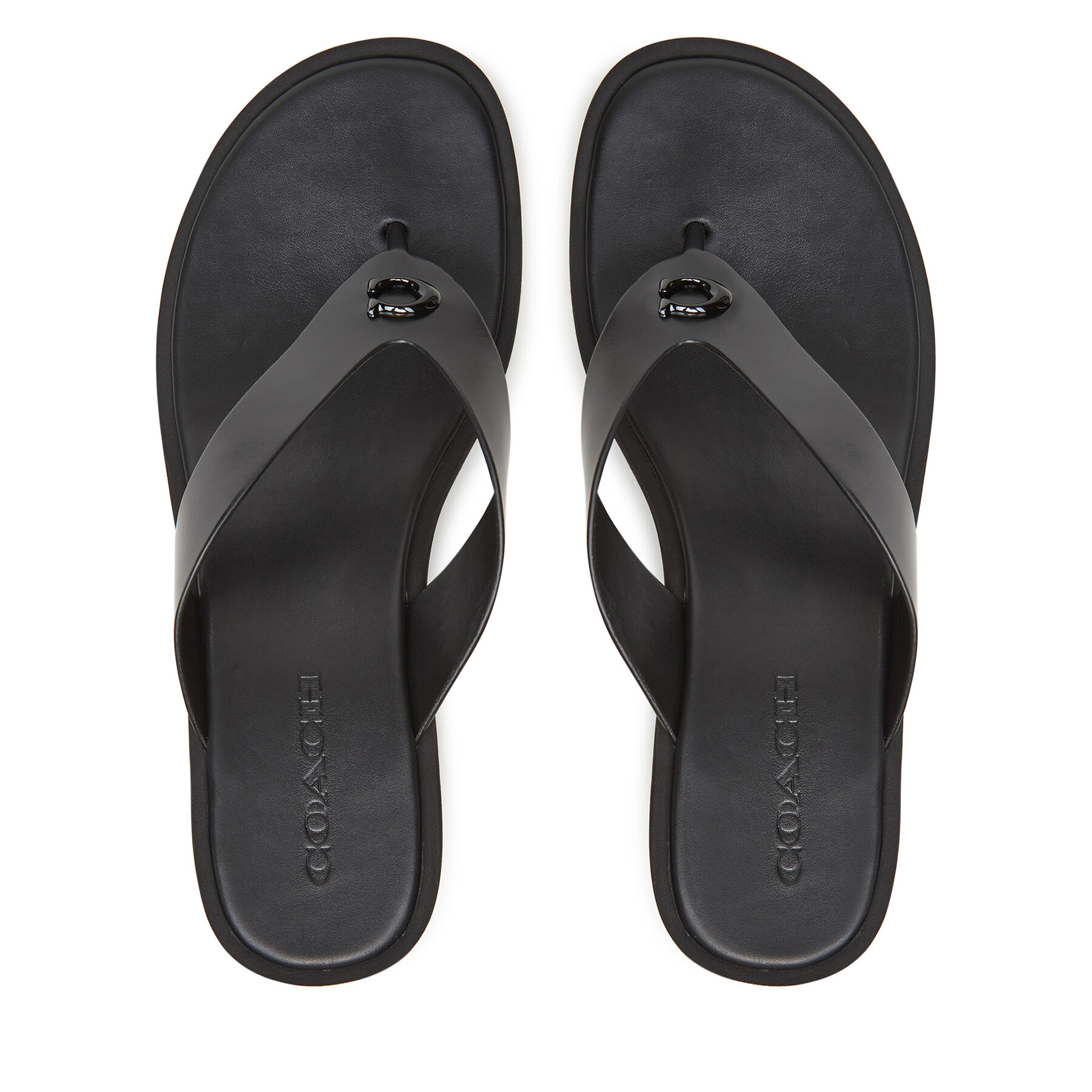 Flip flop Coach Sculpted C CAR60 Negru