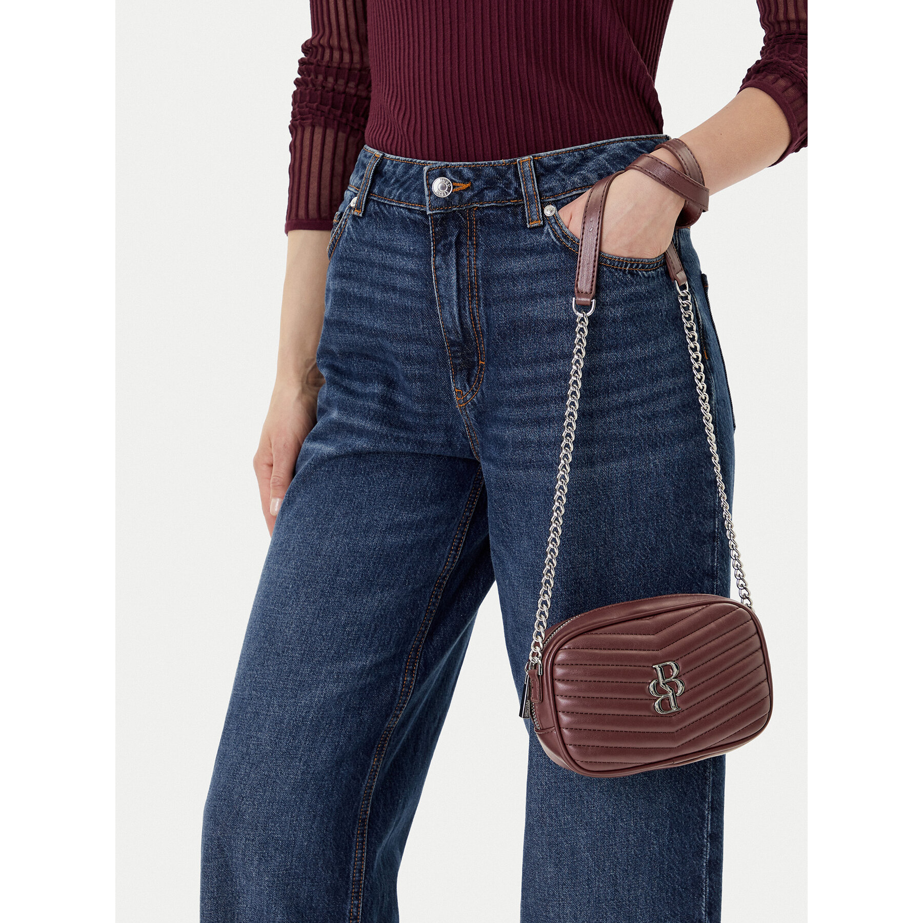 Geantă Badura C-ADALINE-LDA7978 Vișiniu