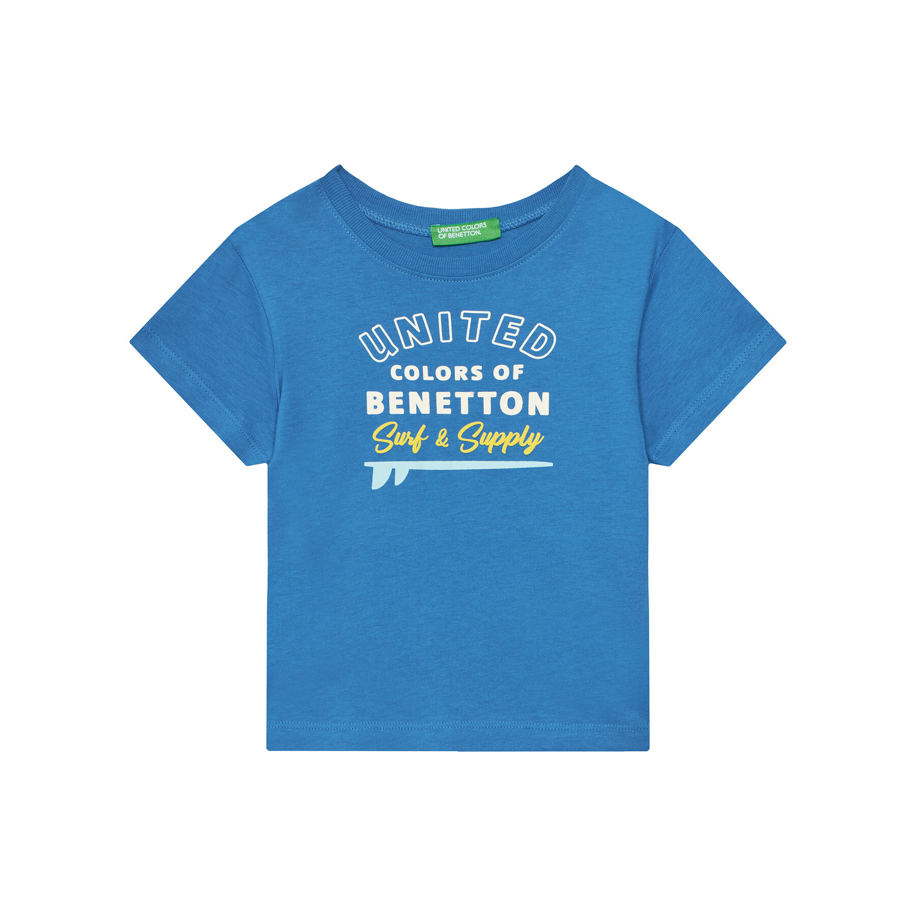United Colors Of Benetton T-shirt 3I1XG10JO Blu Regular Fit