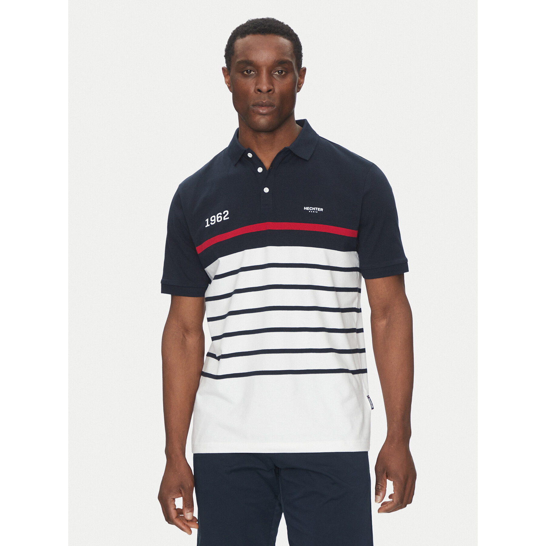 Hechter Paris Polo 74005 151927 Σκούρο μπλε Regular Fit