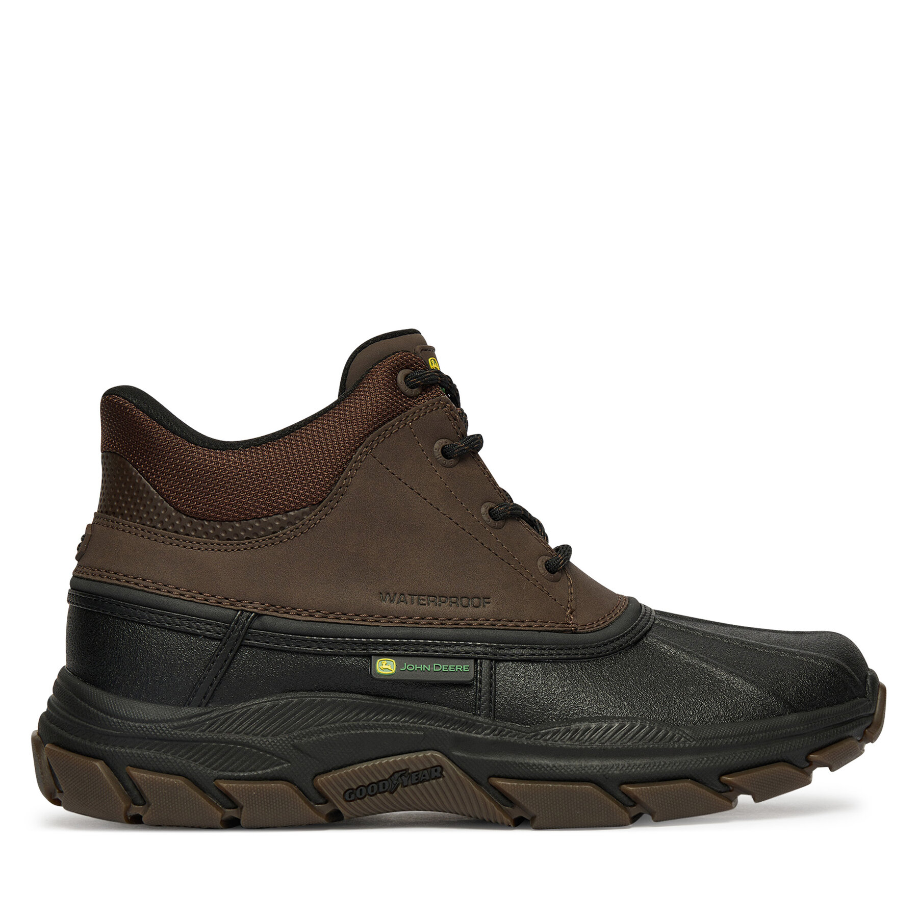 Šnurovacia obuv Skechers Respected - Swamper 256026/CHBK Hnedá