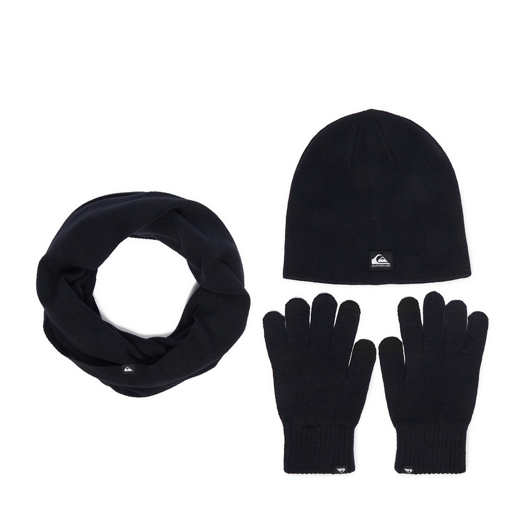 Set klobuk, bandana in rokavice Quiksilver CWBEO-QS-SM346-002-AW26 Mornarsko modra
