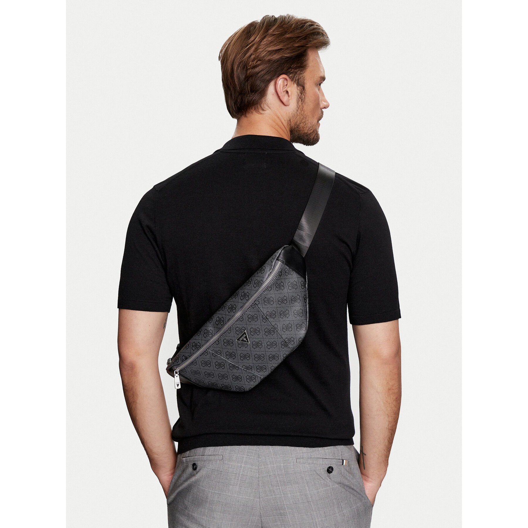 Чанта за кръст﻿ Guess HMEVZL P3431 Черен