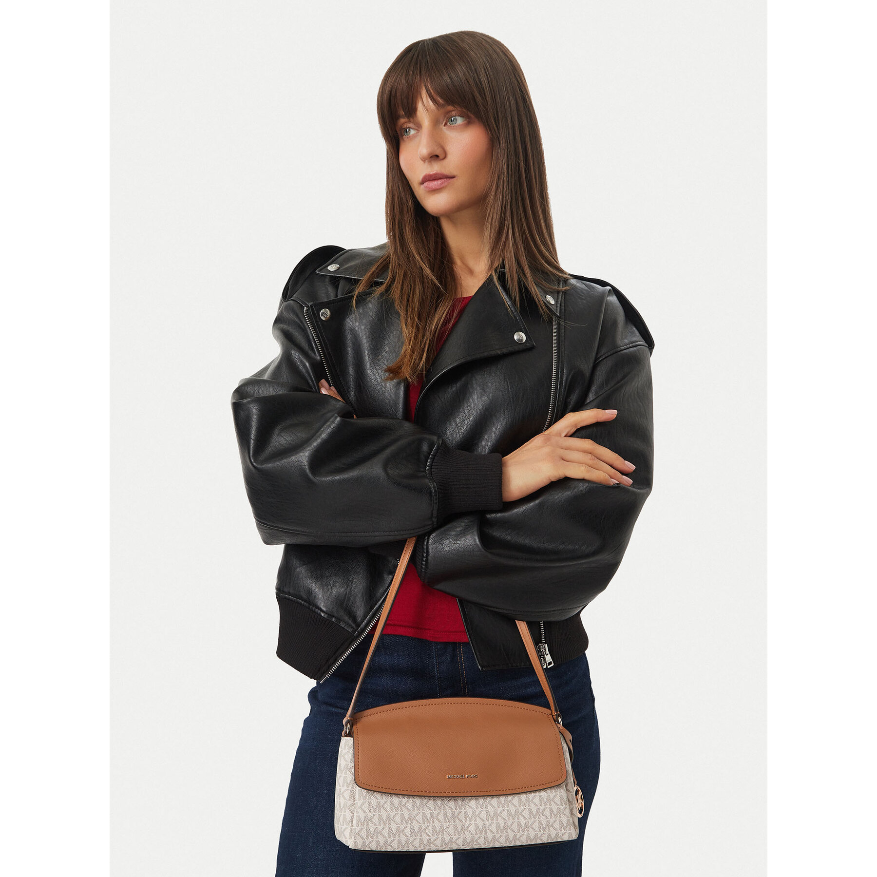 Torbica MICHAEL Michael Kors 32T6GX7U8B Krem