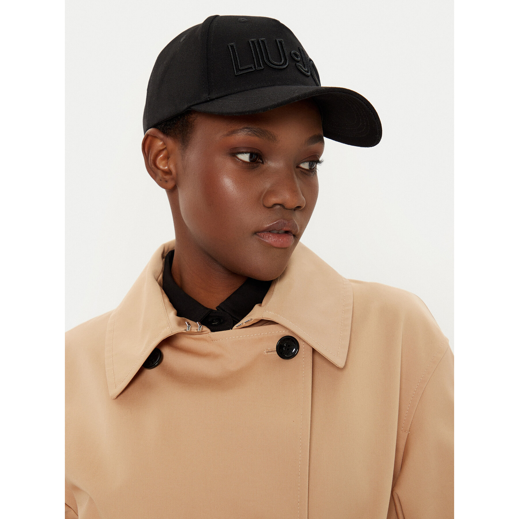 Șapcă Liu Jo Baseball Logo Plain 2A5014 T0300 Negru