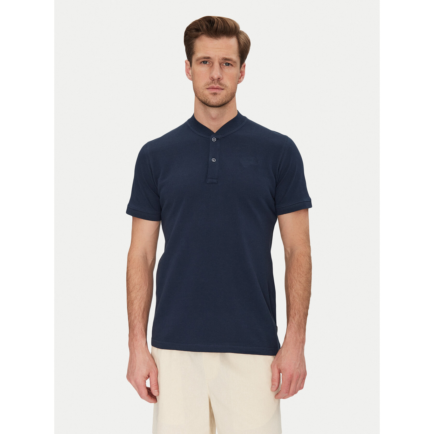 Blend Polo 20717858 Σκούρο μπλε Regular Fit