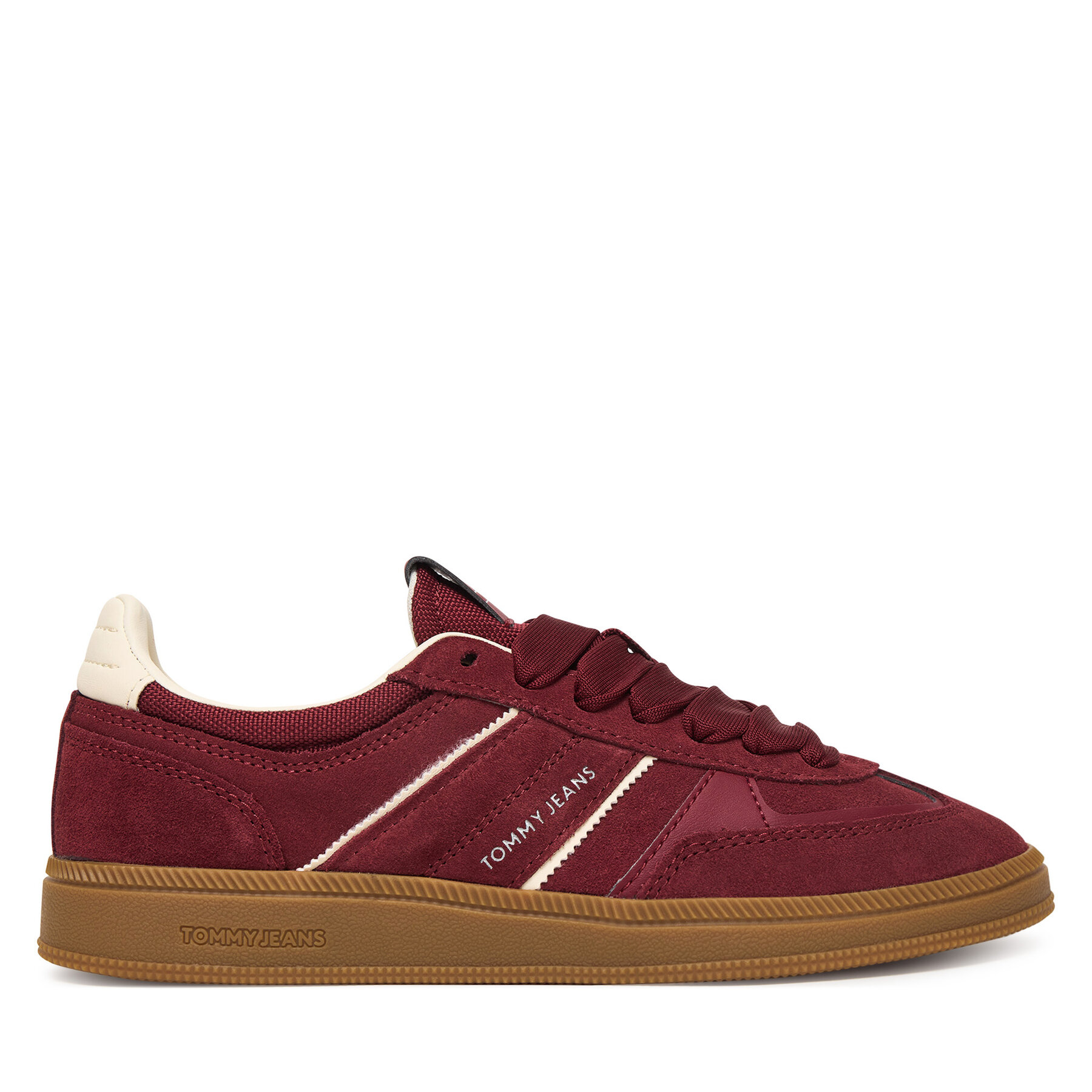 Tenisice Tommy Jeans The Greenwich Edge Suede EN0EN02924 Tamnocrvena