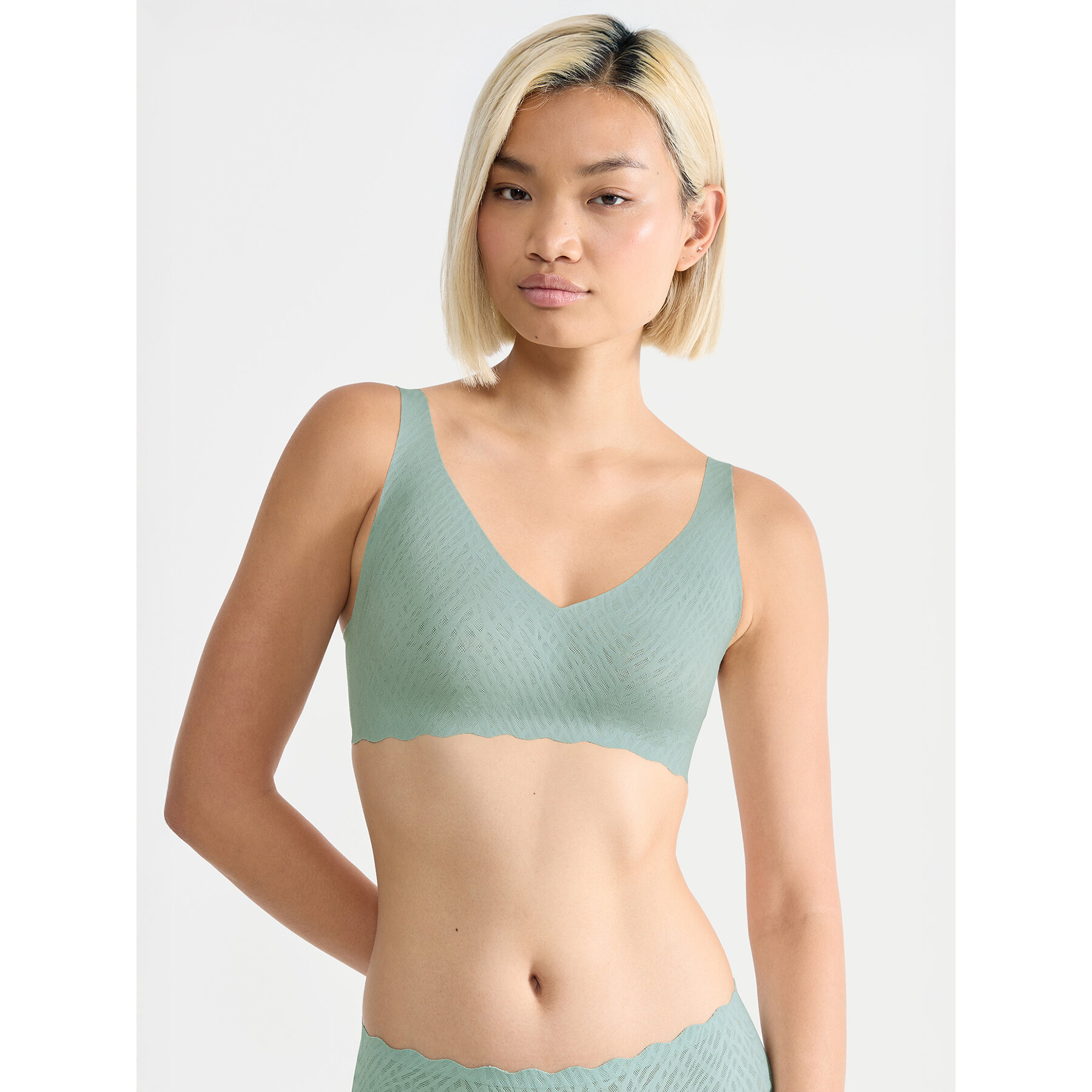 Sloggi Reggiseno senza ferretto Zero Feel Bliss 10219688 Verde