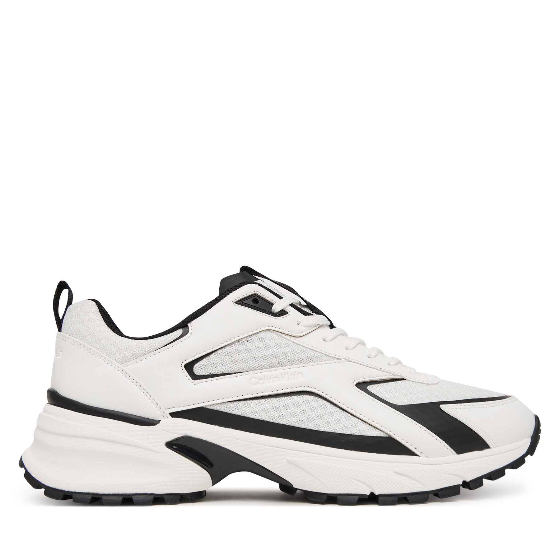 Tenisice Calvin Klein Hike Runner Laceup Strip M-Lt HM0HM02154 Bijela