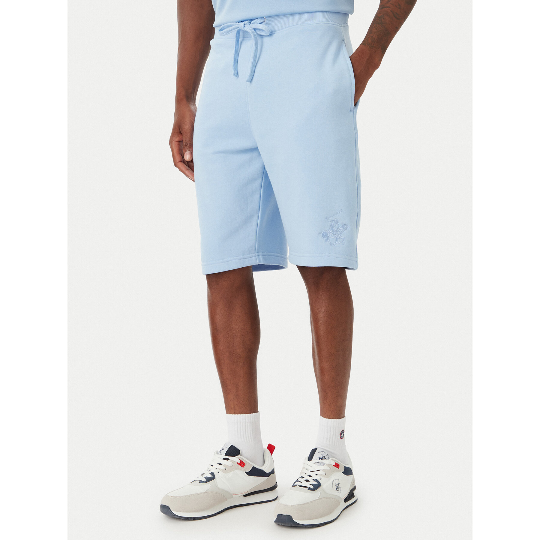 Beverly Hills Polo Club Sportshorts M6339B Hellblau Regular Fit