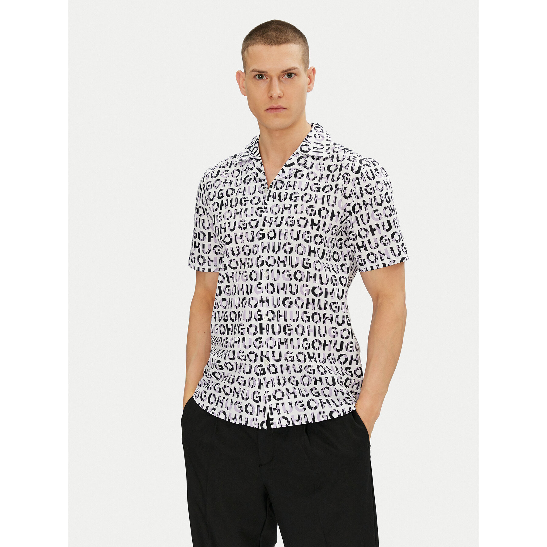 HUGO Hemd Ellino 50539328 Bunt Relaxed Fit