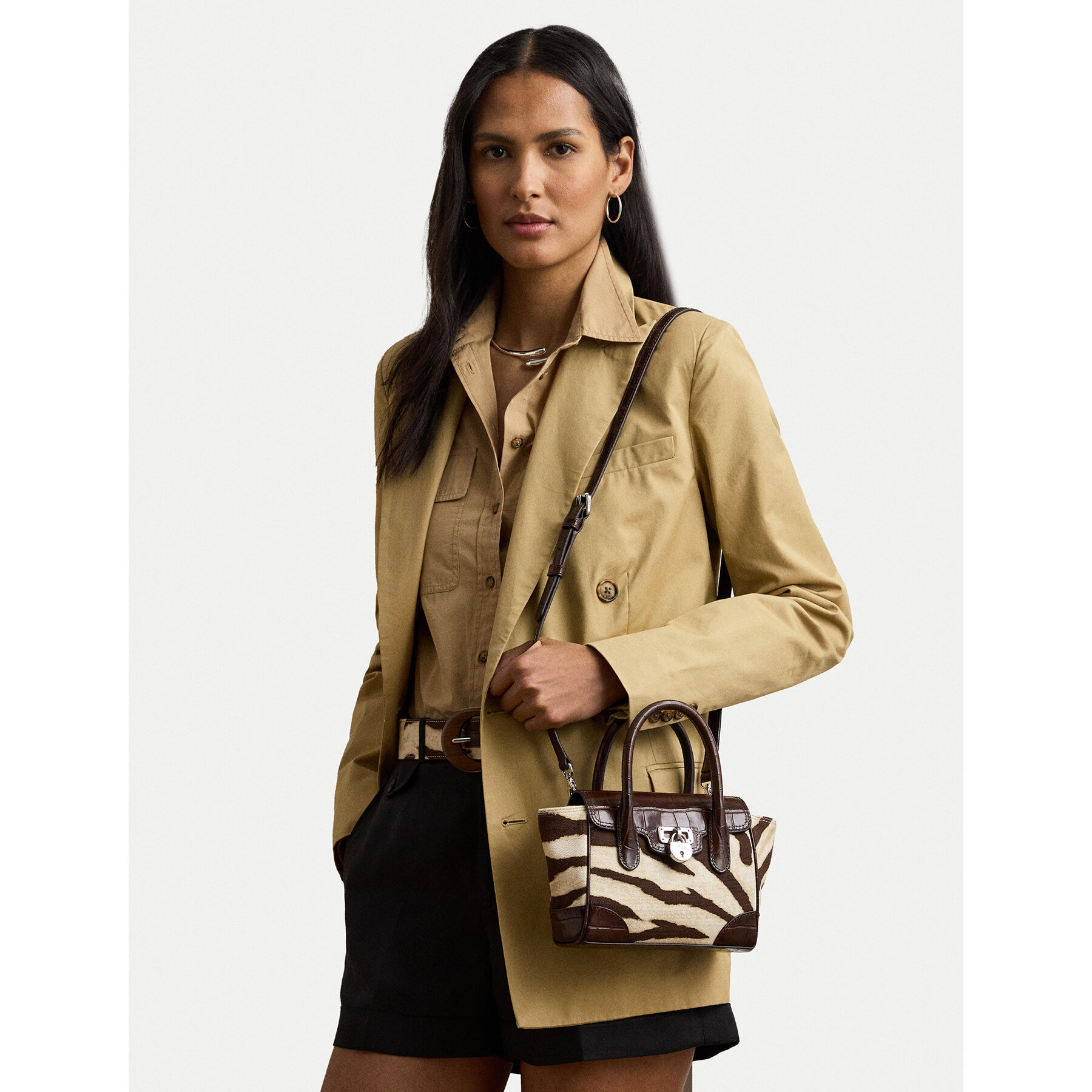 Kabelka LAUREN RALPH LAUREN 431969470001 Hnedá
