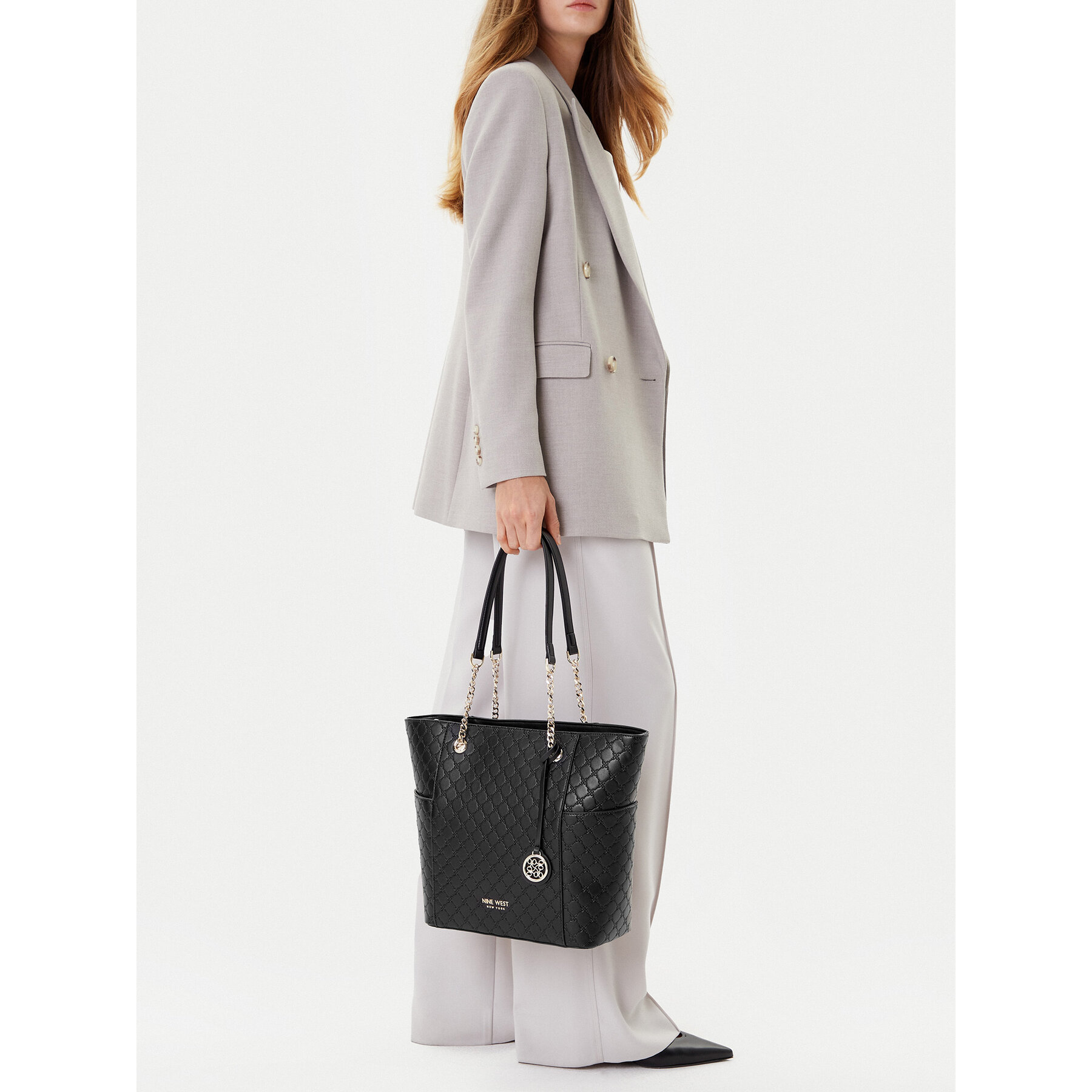 Ročna torba Nine West CEO-NEBRASKA-LDA8208A Črna