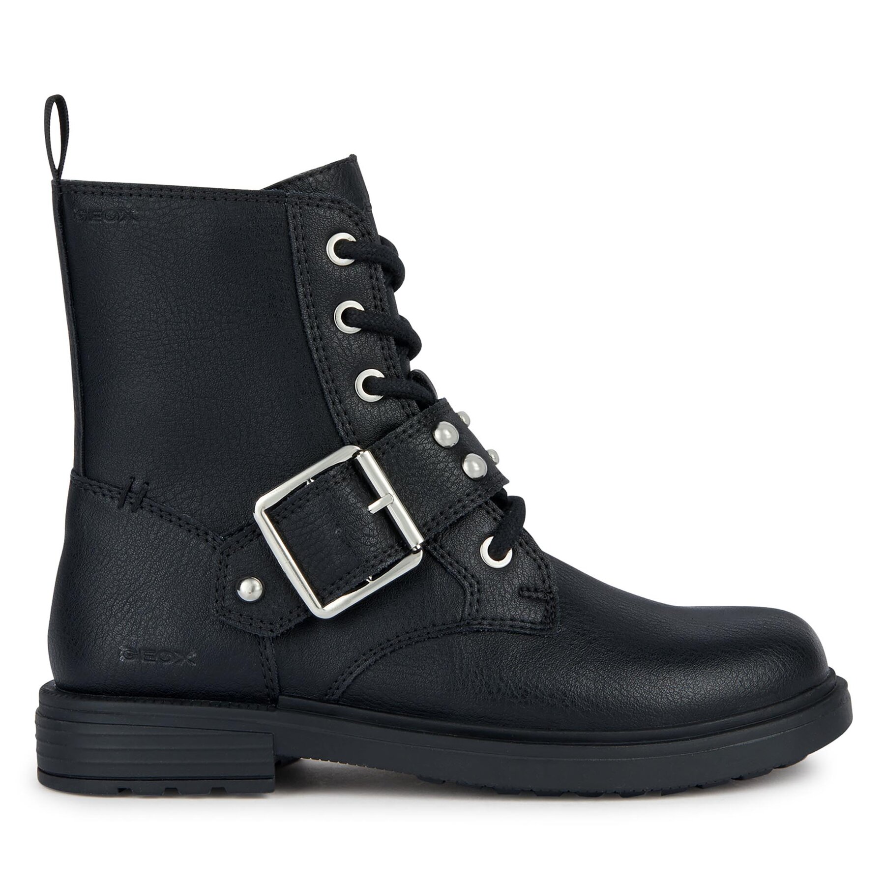 Bokacsizma Geox J Eclair Girl J369QD 000BU C9999 M Fekete
