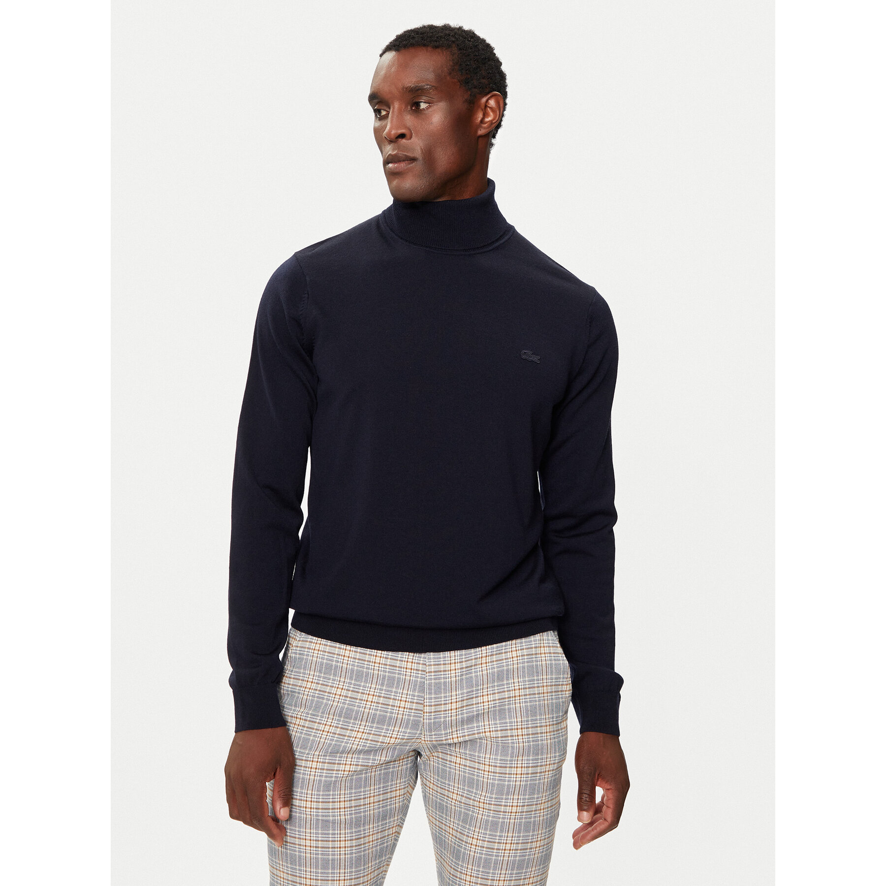 Lacoste Rollkragenpullover AH1959 Dunkelblau Regular Fit