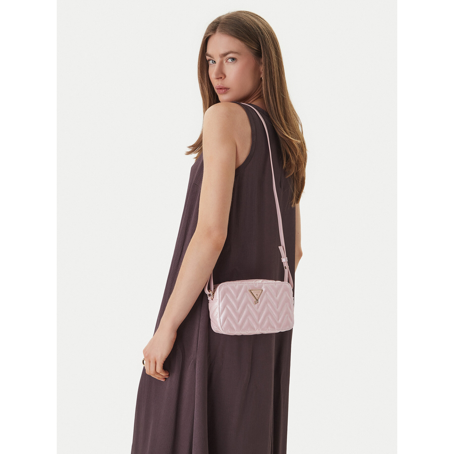 Geantă Guess J6GZ05 W4090 Roz