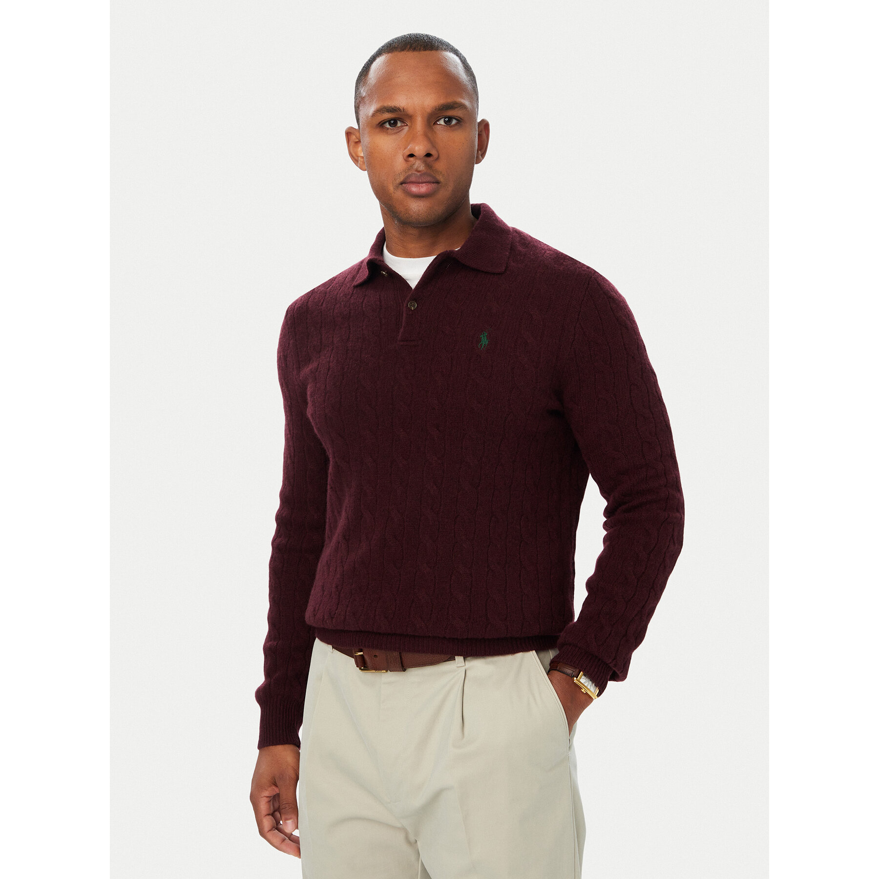 Polo Ralph Lauren Pullover 710974165500 Dunkelrot Regular Fit