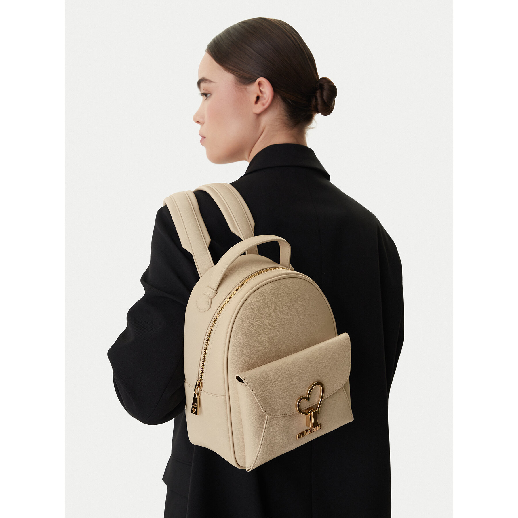 Rucsac LOVE MOSCHINO JC4137PP1OLQ0110 Écru