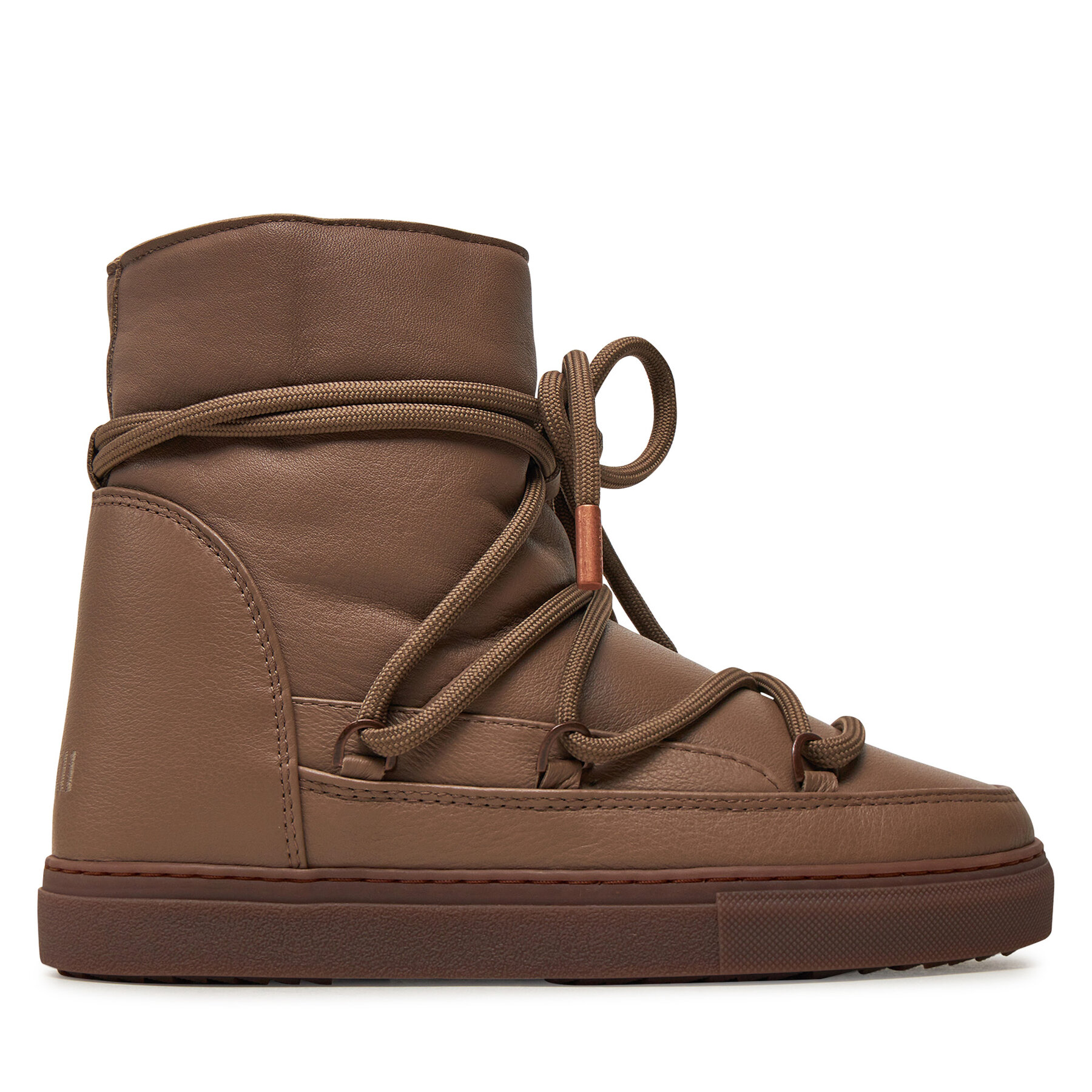 Damskie Śniegowce Inuikii, Rozmiar 35 Brązowy Full Leather 75203-087